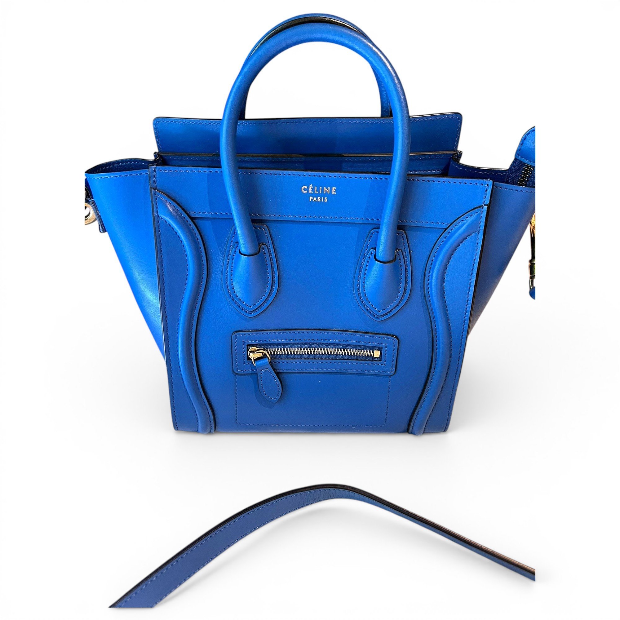 Nano Luggage leather handbag