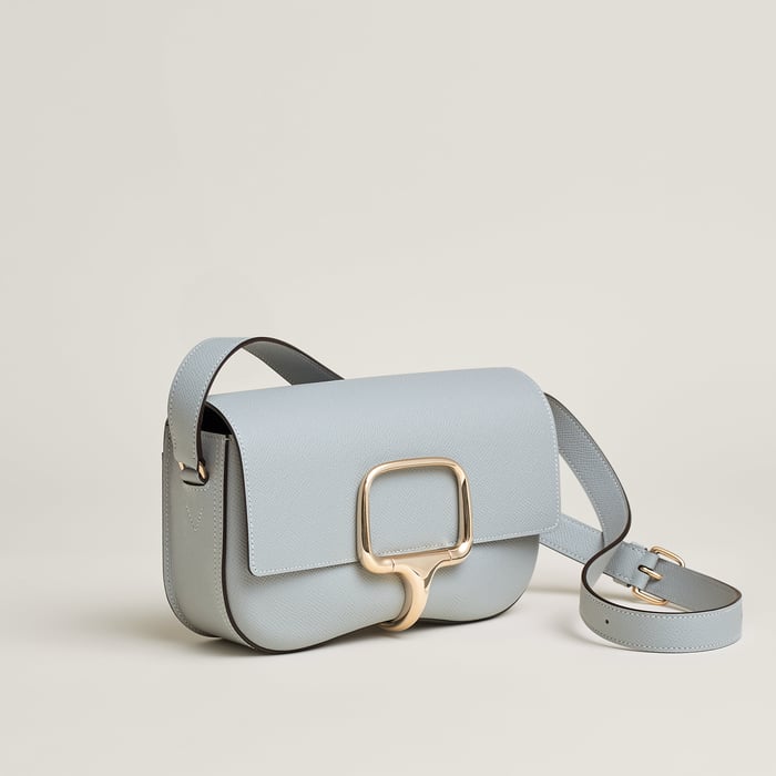 Bleu Glacier Hermès Della Cavalleria Elan Bag