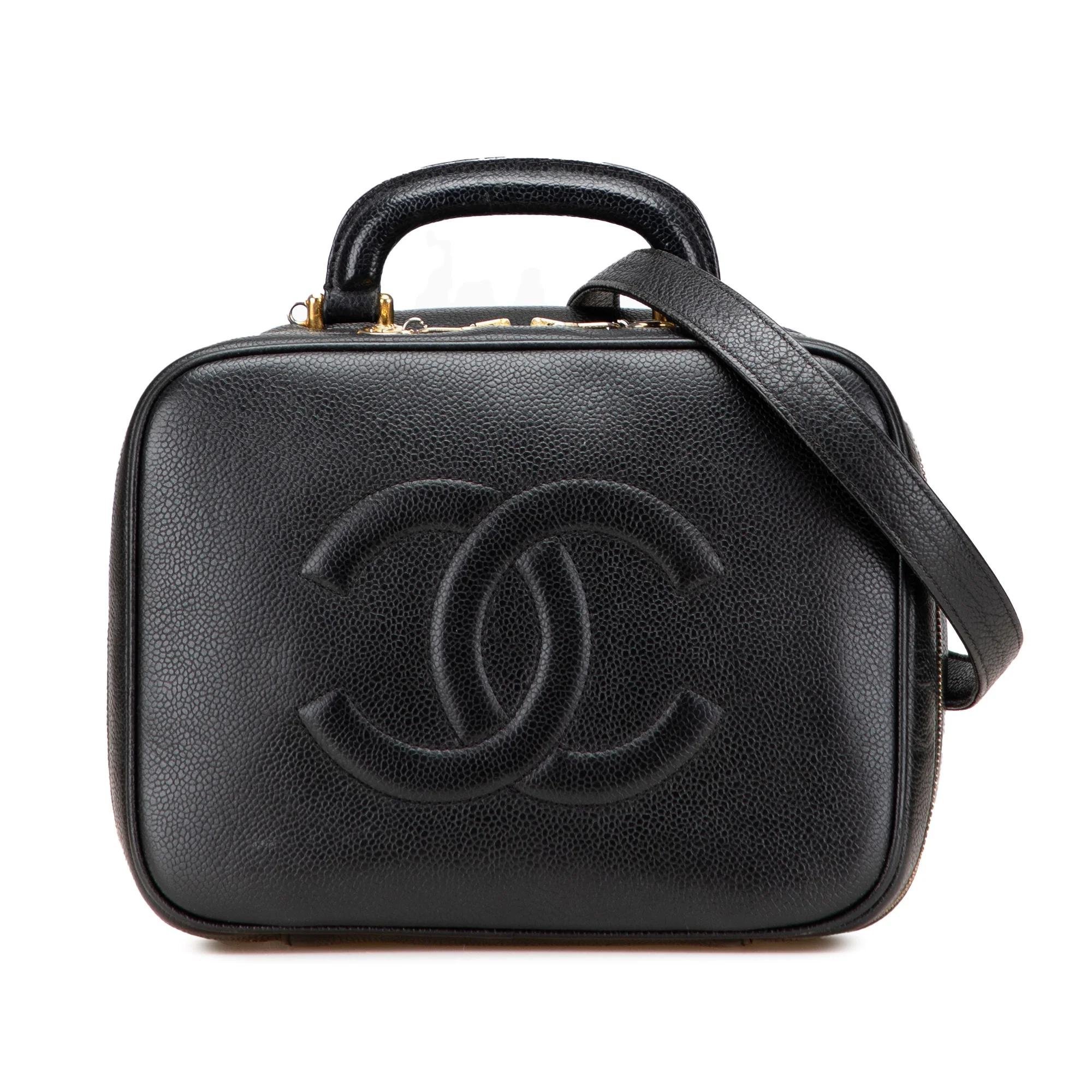 Vanity leather handbag
