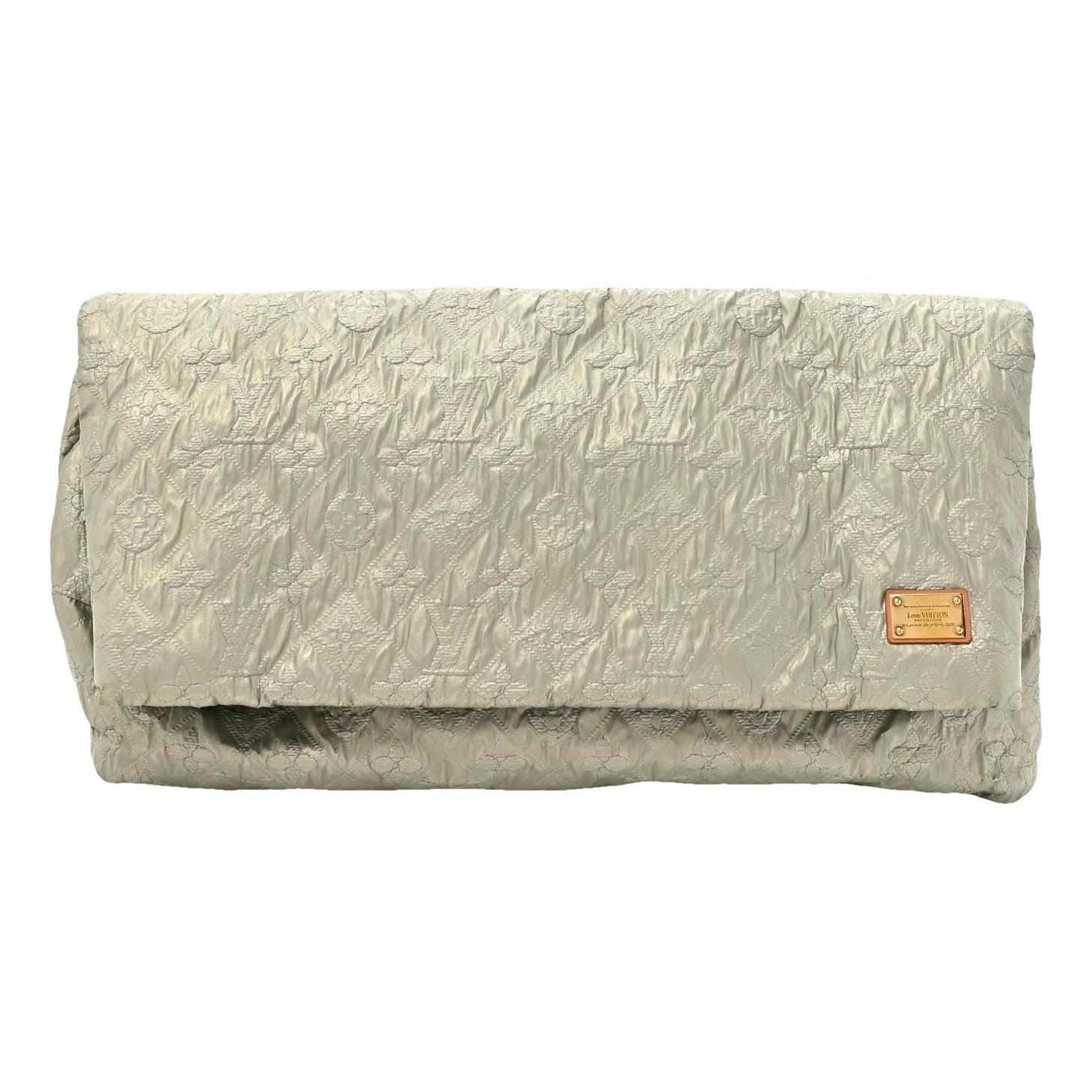 Limelight silk clutch bag