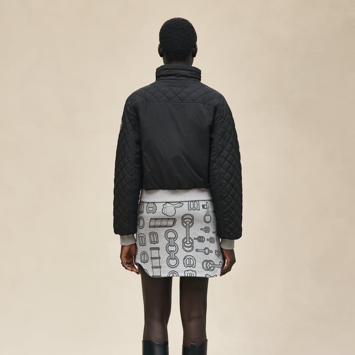 Gris Byzantin "Cahier Du Colporteur" Reversible Jacket