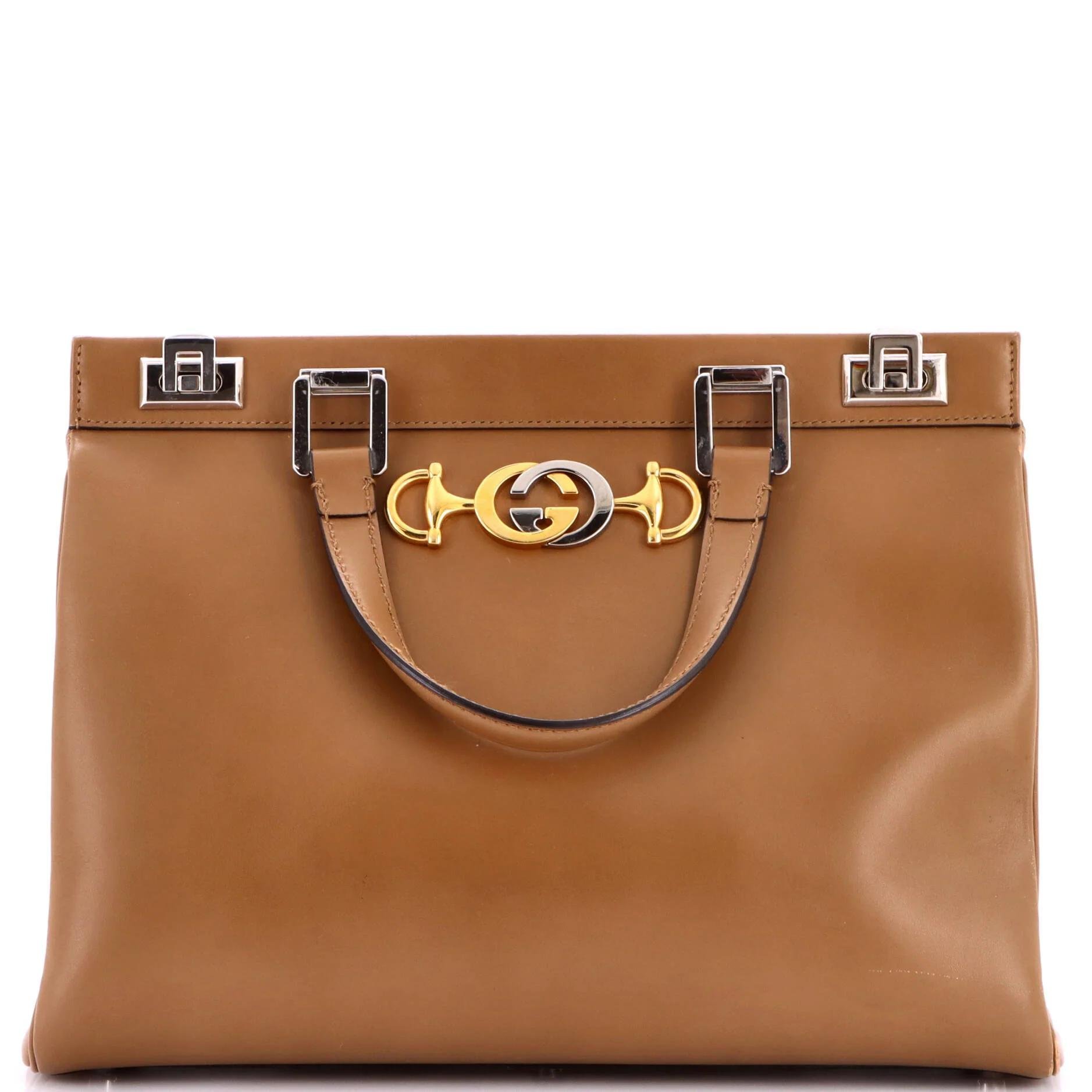 Leather handbag