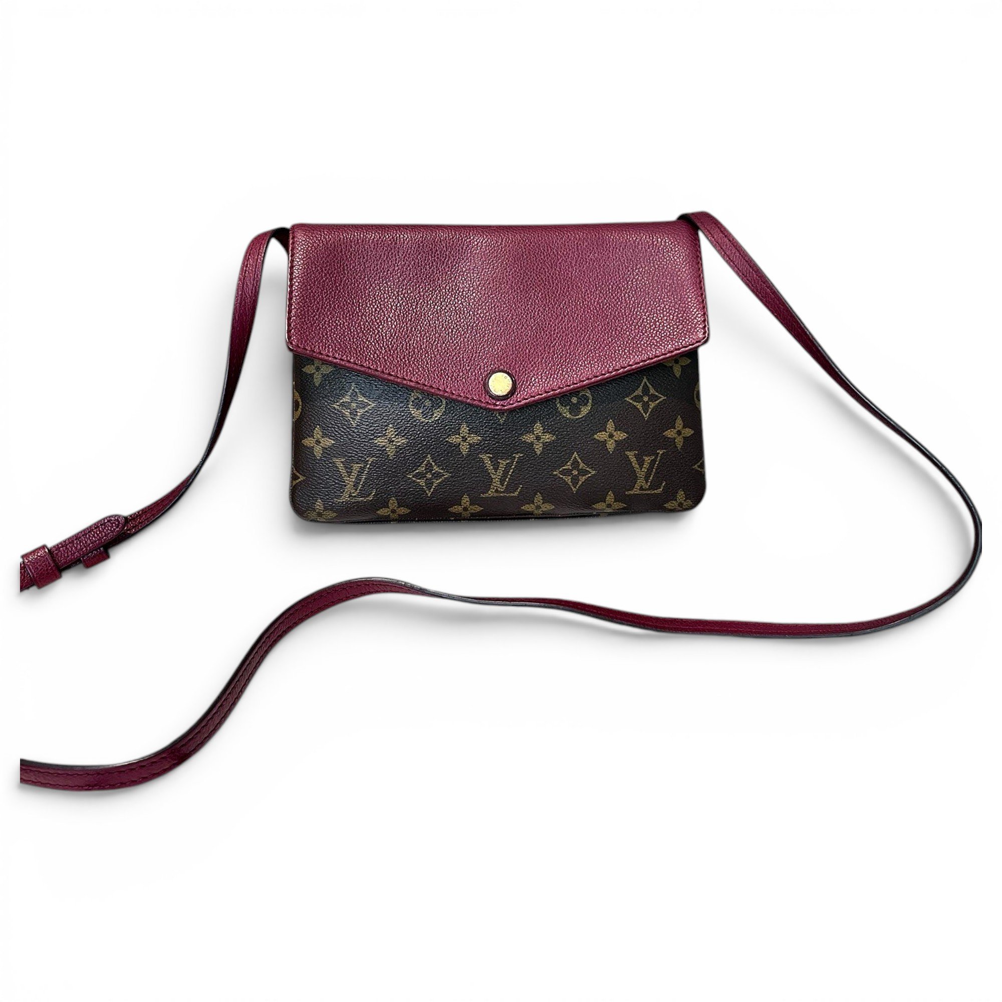 Twice leather handbag