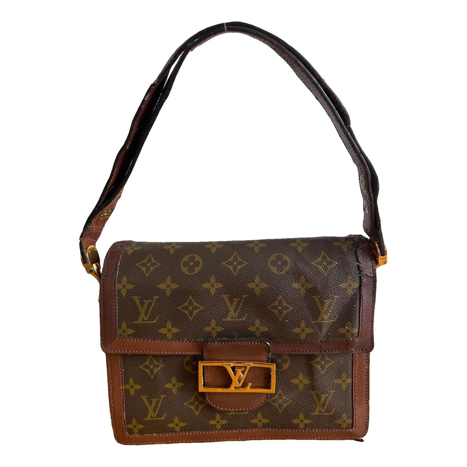 Dauphine Vintage leather handbag