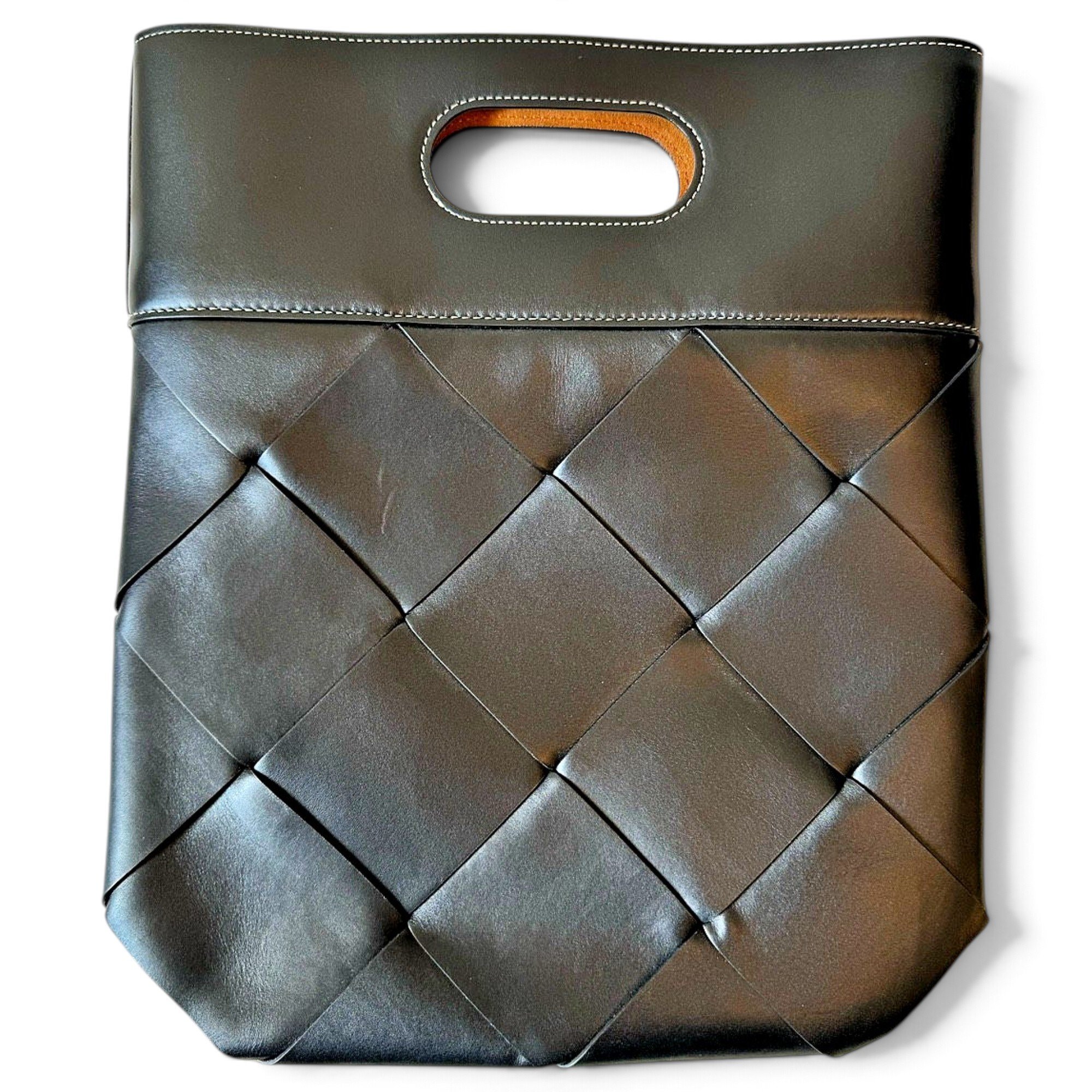 Leather tote