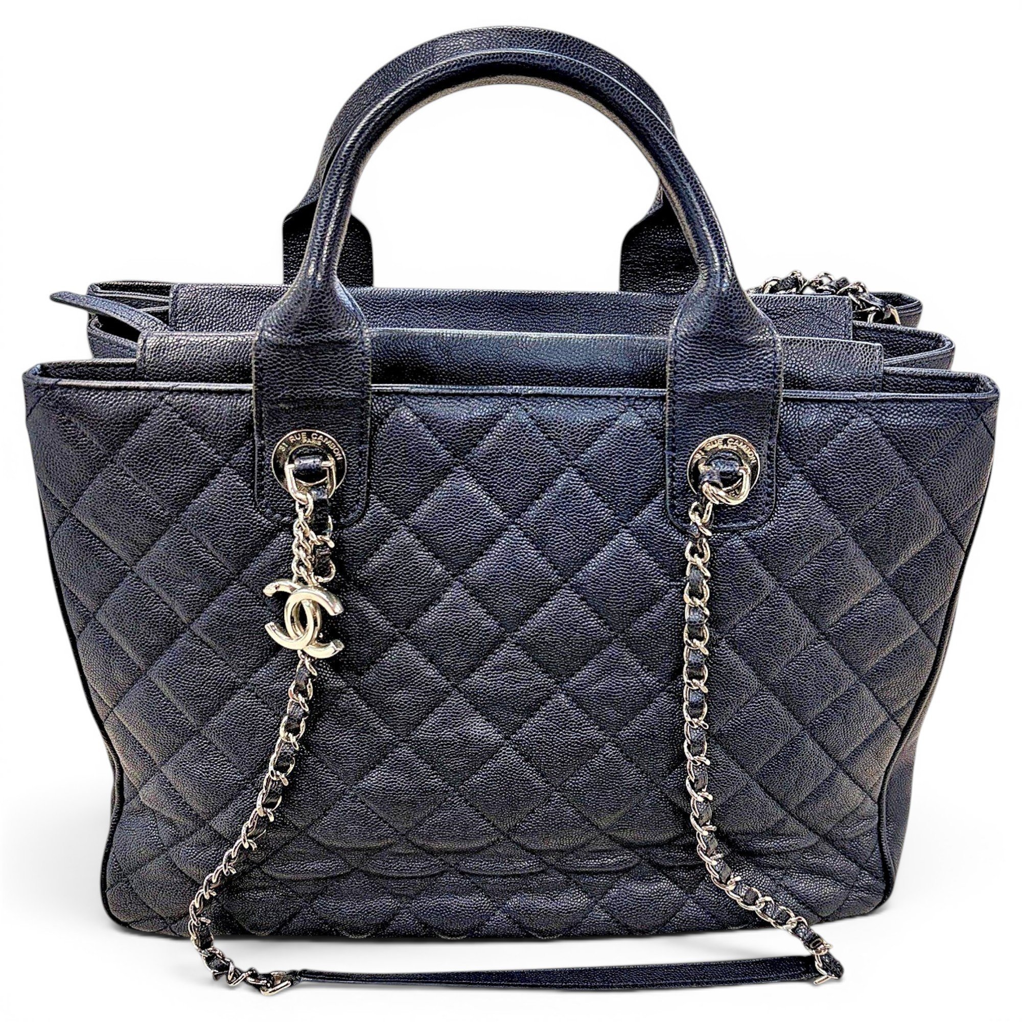 Grand shopping leather tote