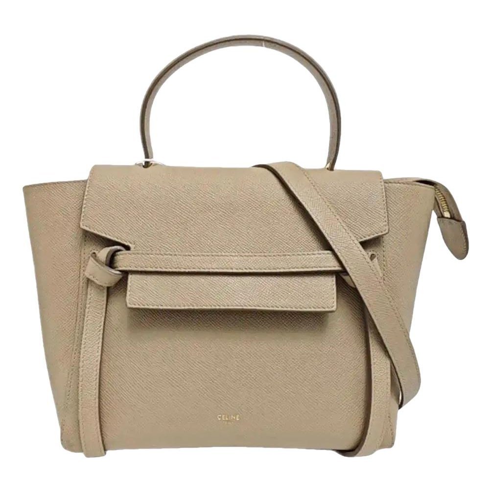 Belt leather crossbody bag