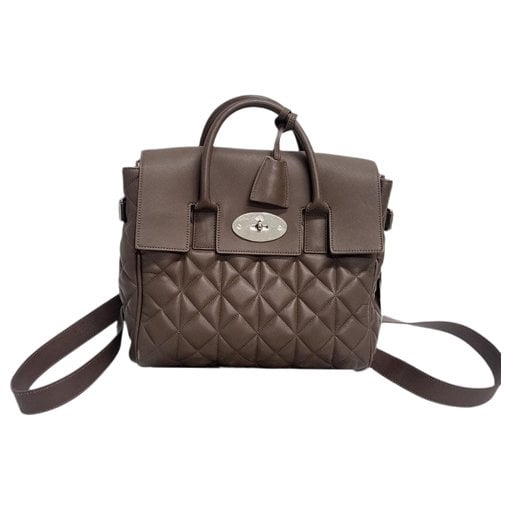Leather clutch bag