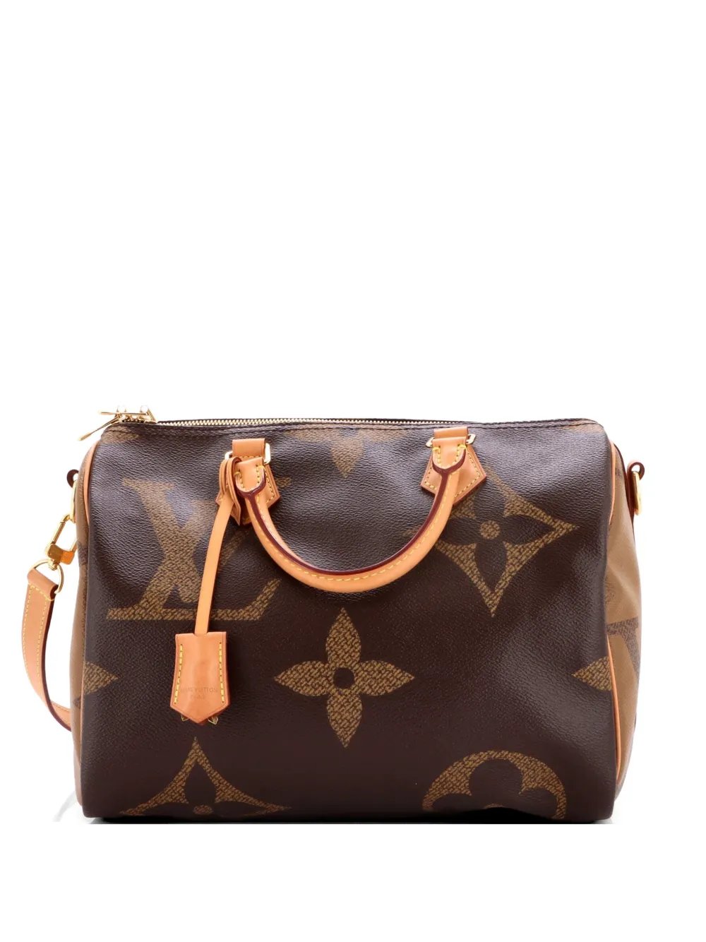 Speedy Bandouliere Bag Reverse Monogram Giant 30 satchel
