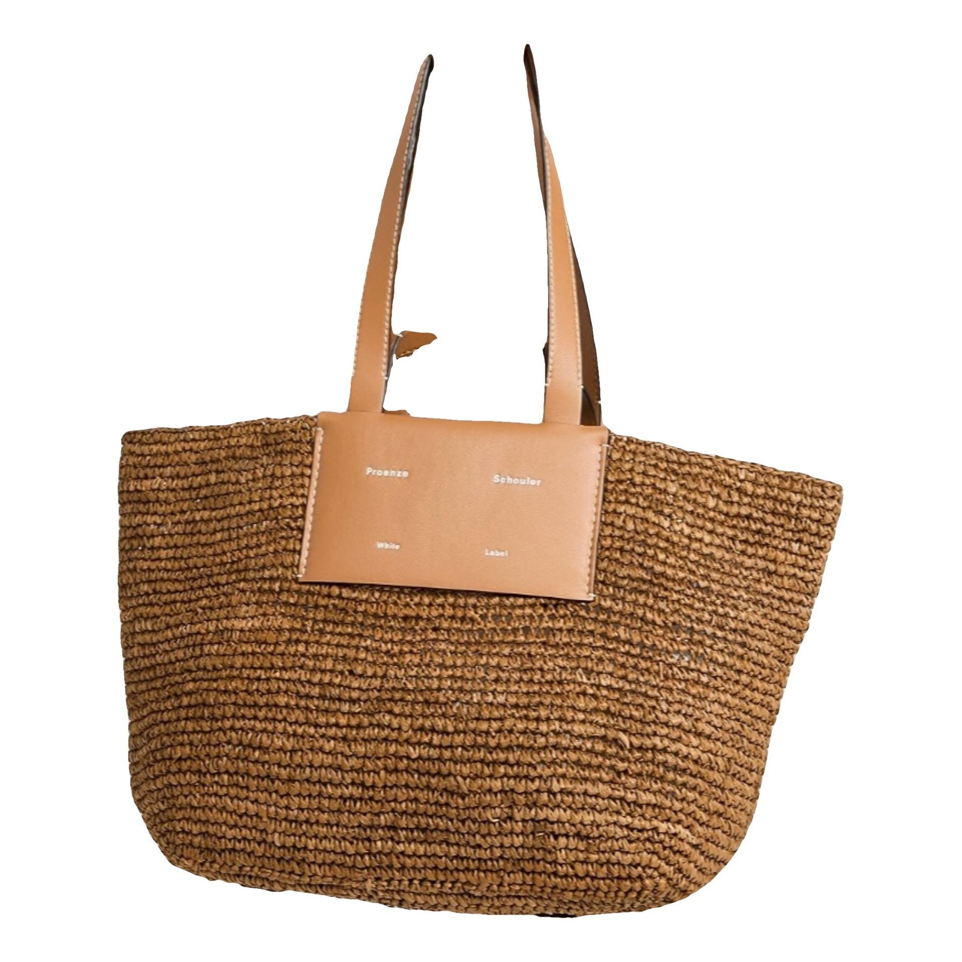 Leather tote