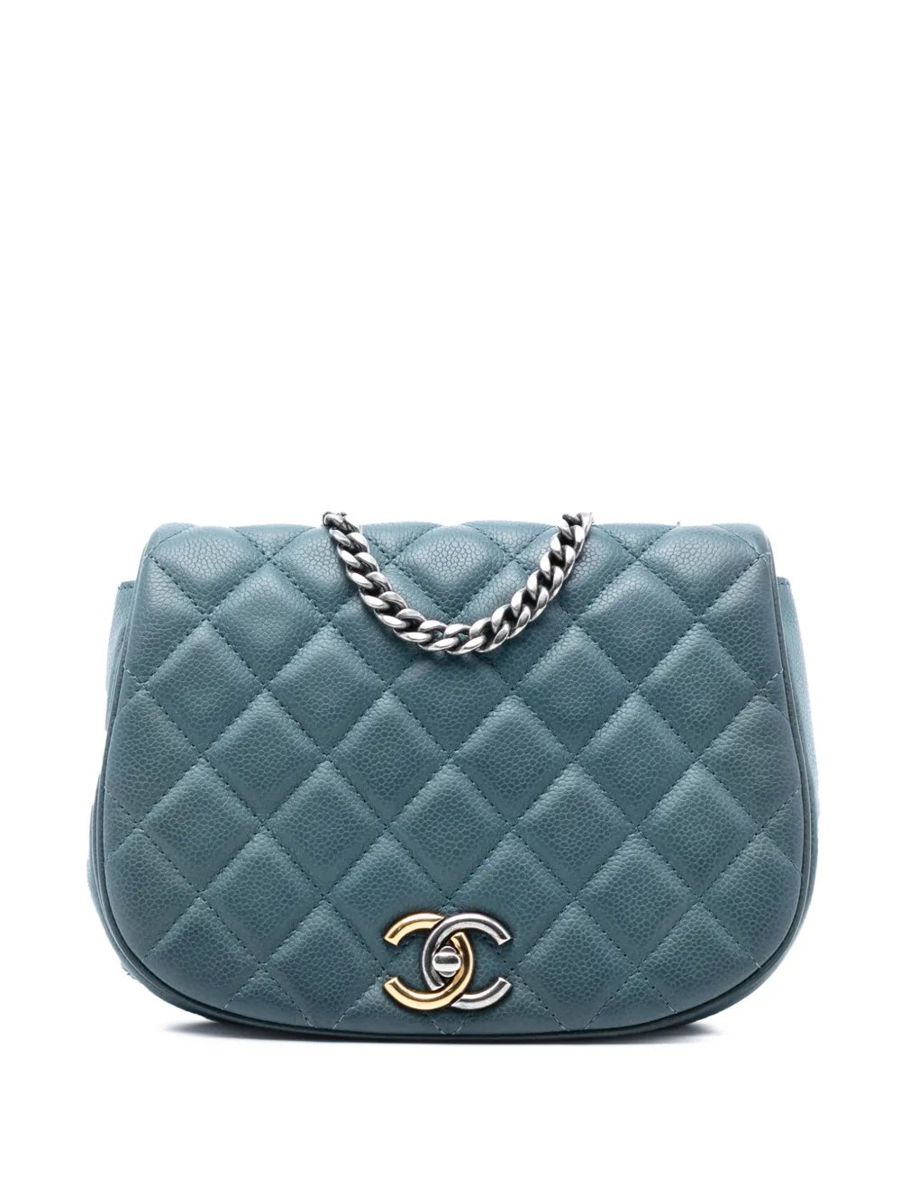 2016-2017 Small Quilted Caviar Casual Pocket Flap crossbody bag