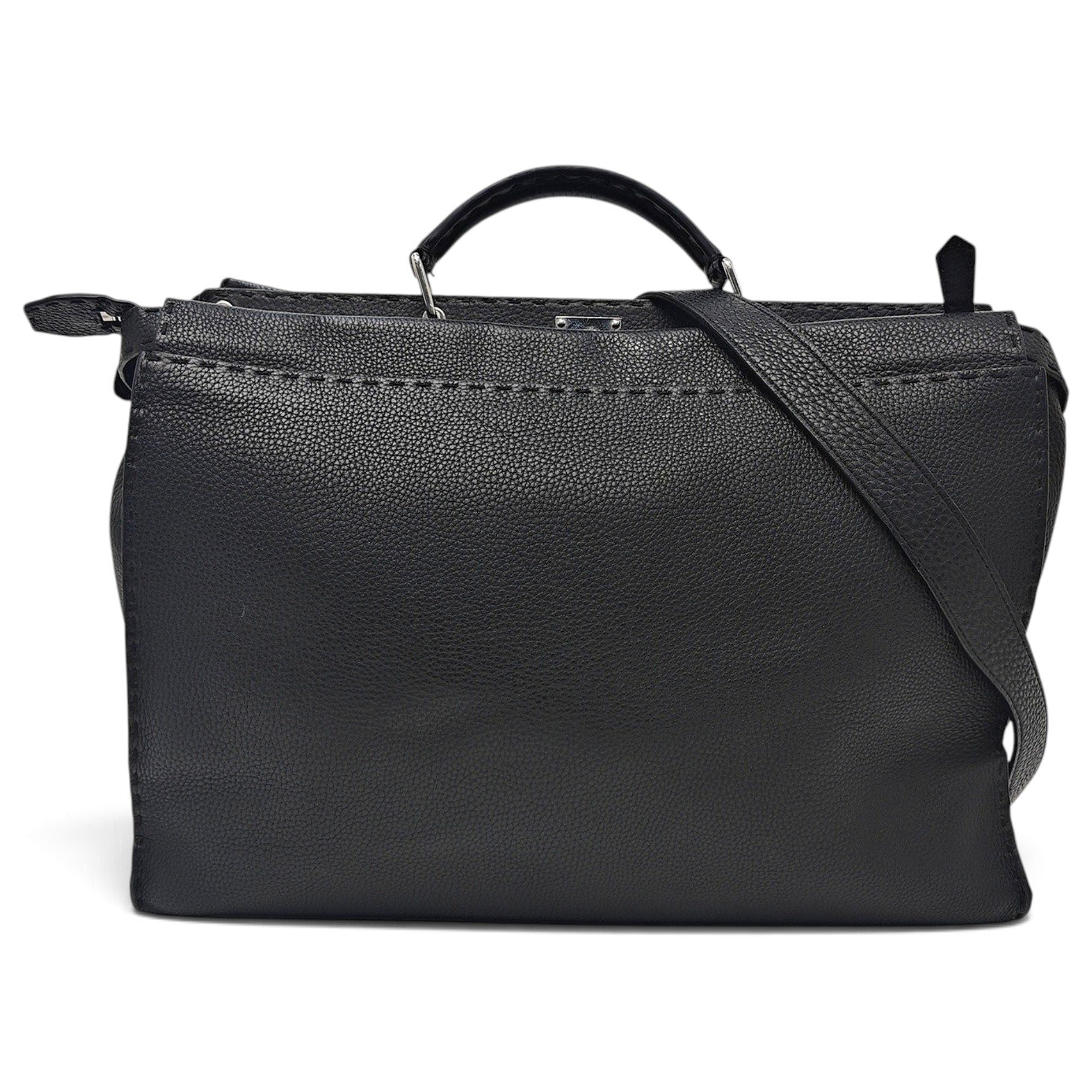 Peekaboo leather handbag