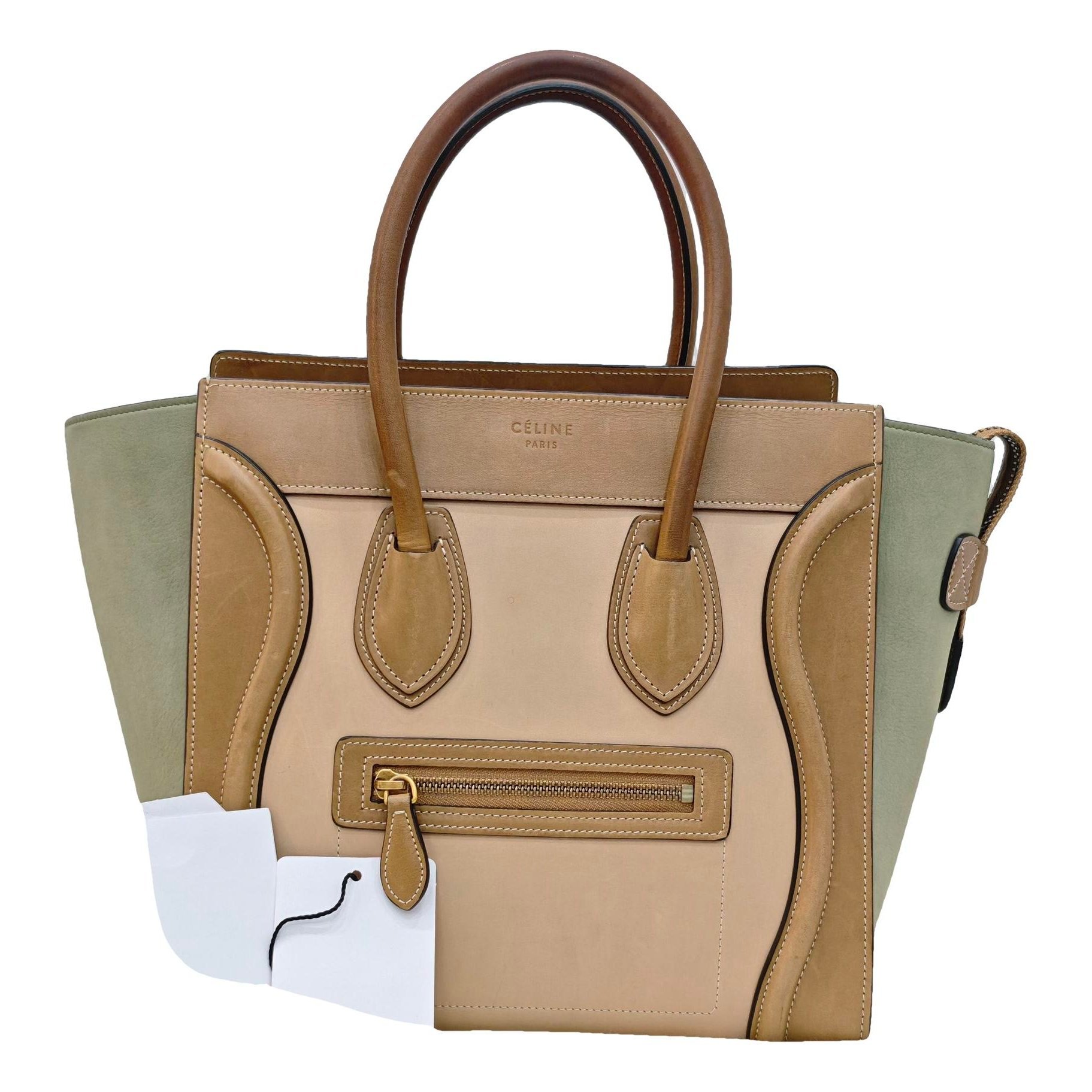 Luggage leather handbag