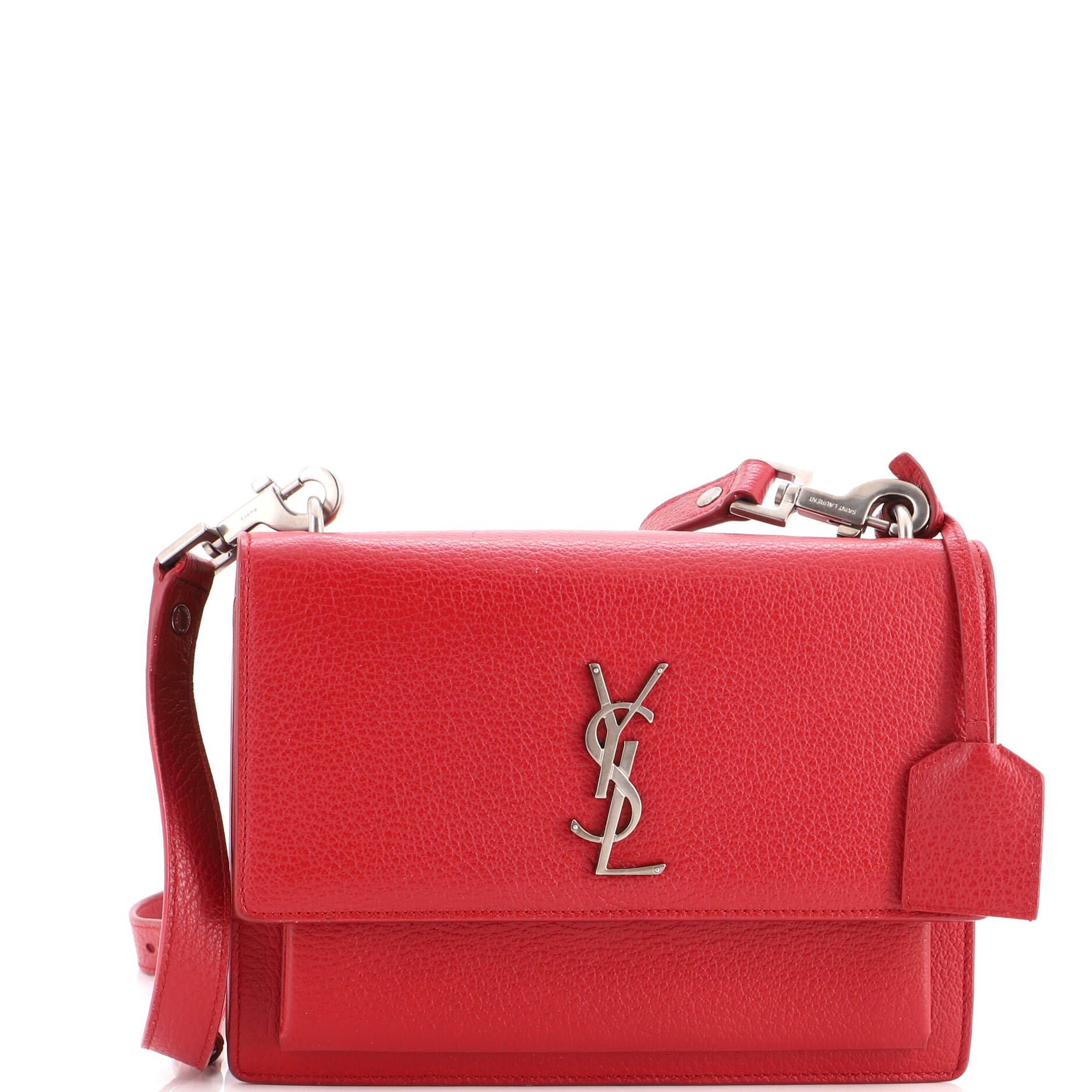 Saint Laurent Sunset Satchel Leather Medium