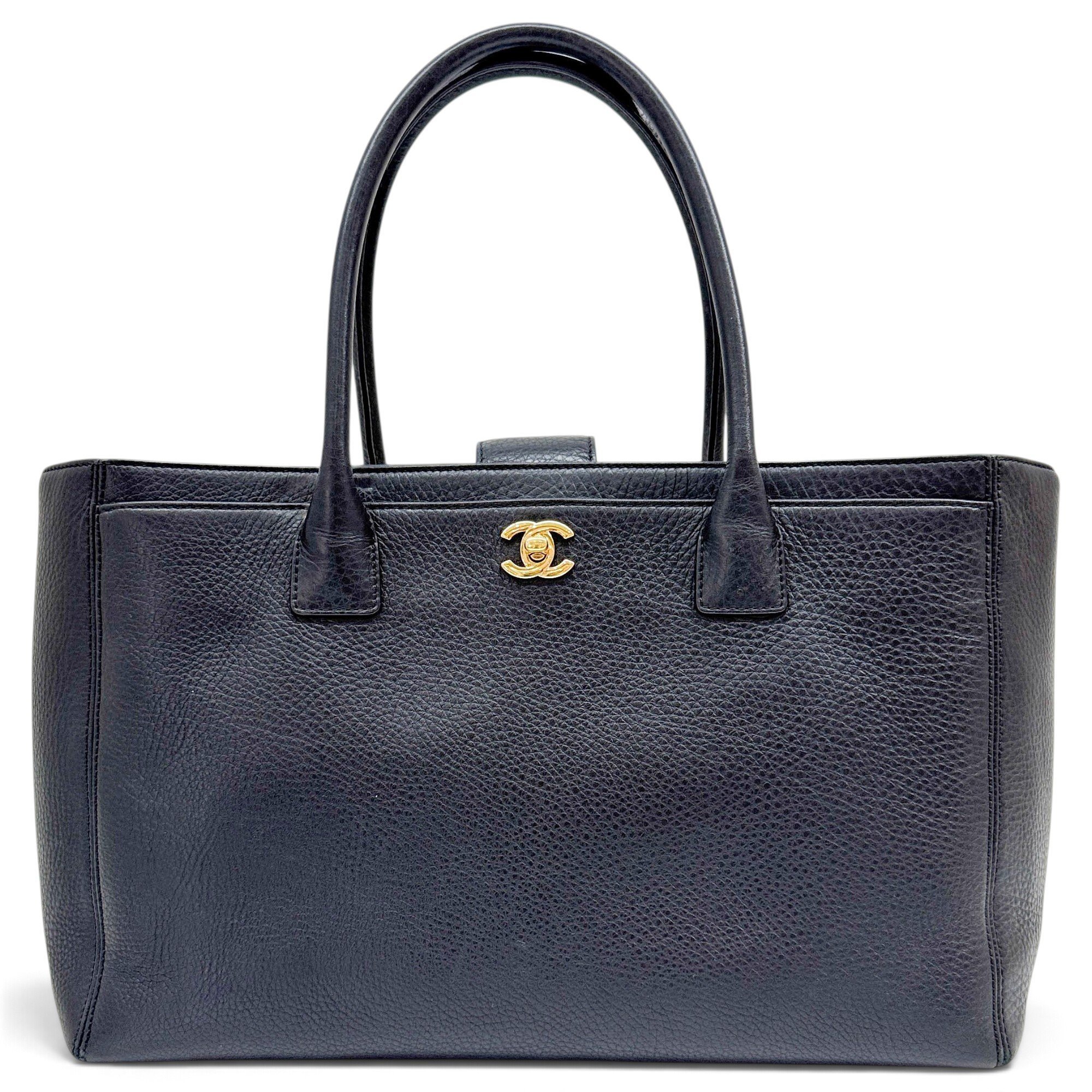 Executive leather tote
