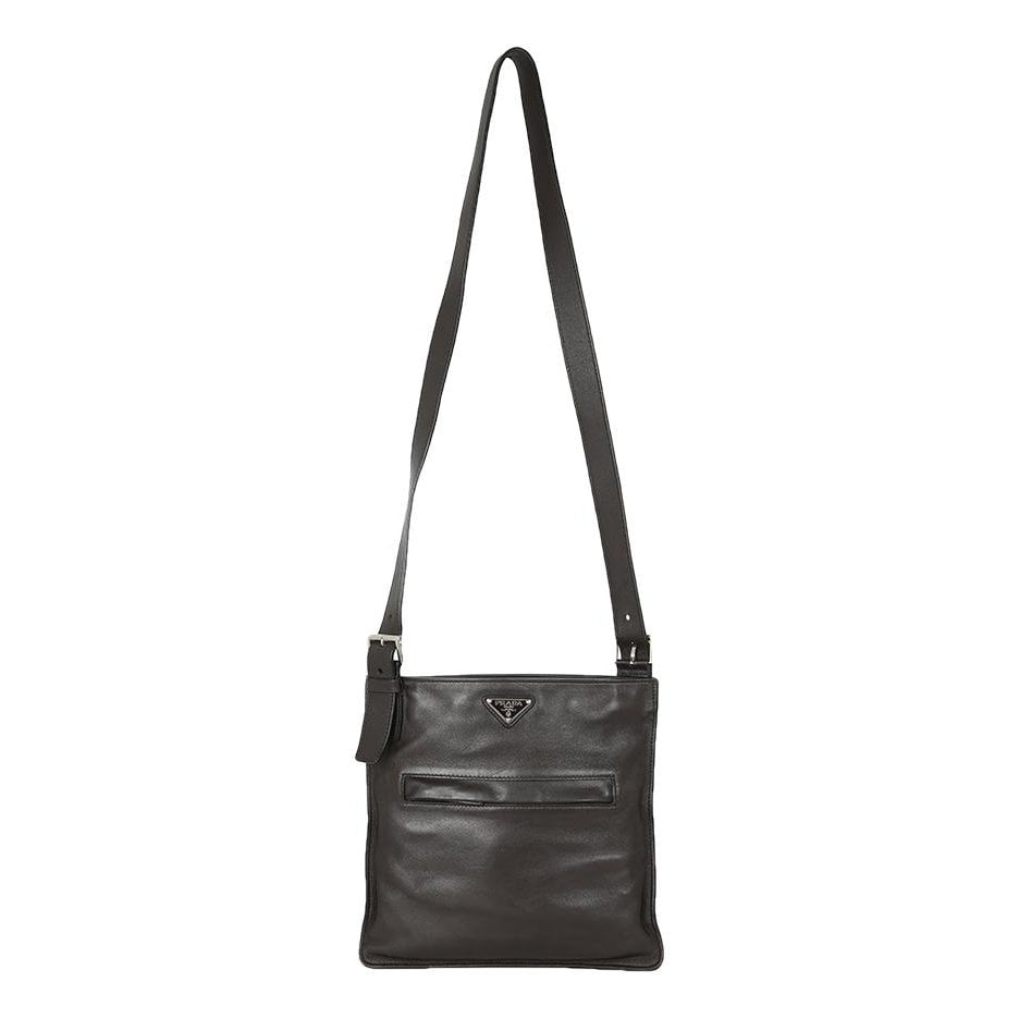 Leather crossbody bag