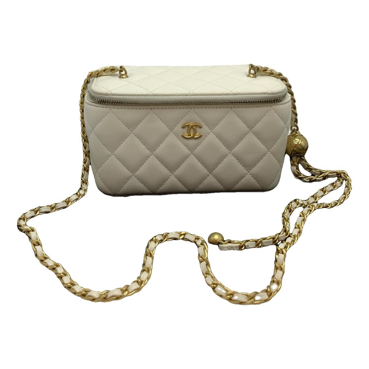 Trendy CC Vanity leather handbag