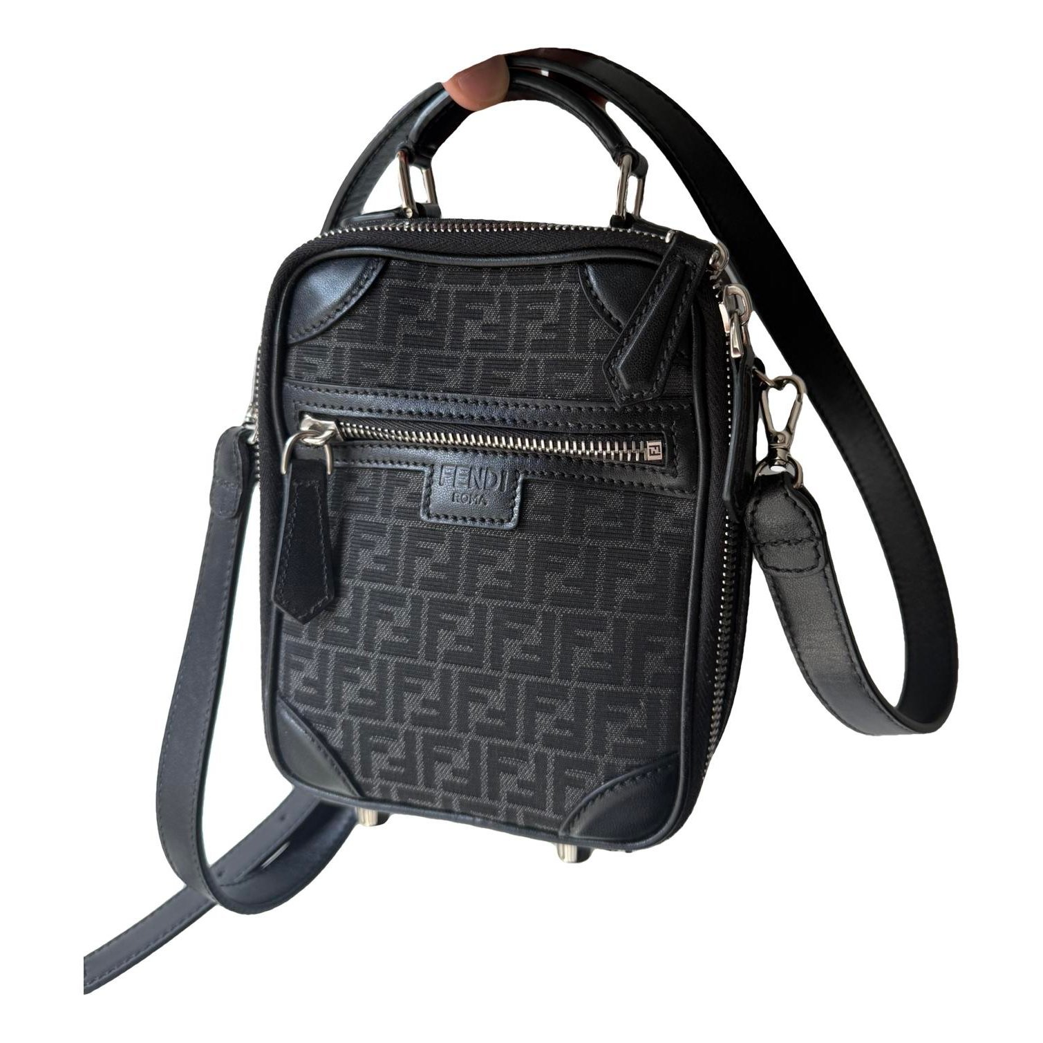 Leather crossbody bag
