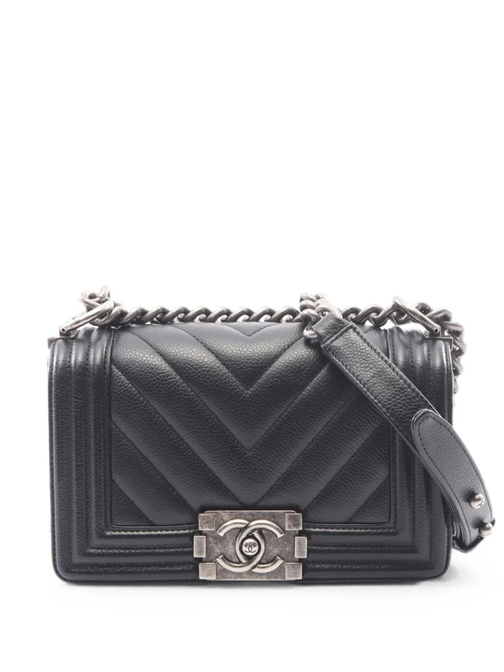 2019 Boy Chanel chevron-quilted shoulder bag
