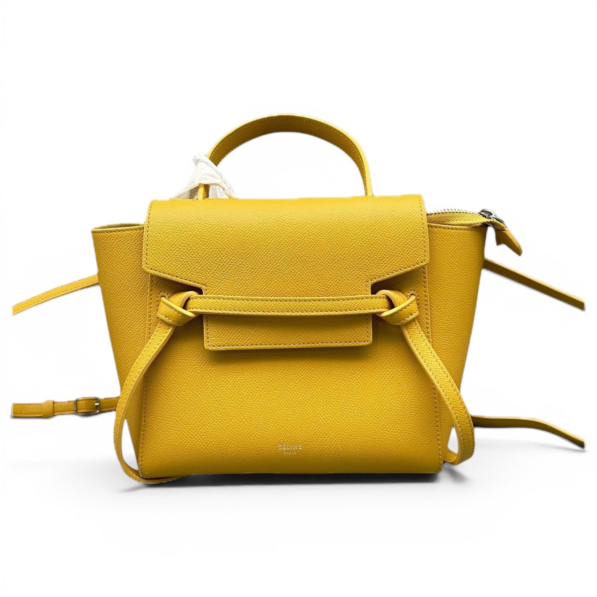 Belt leather handbag