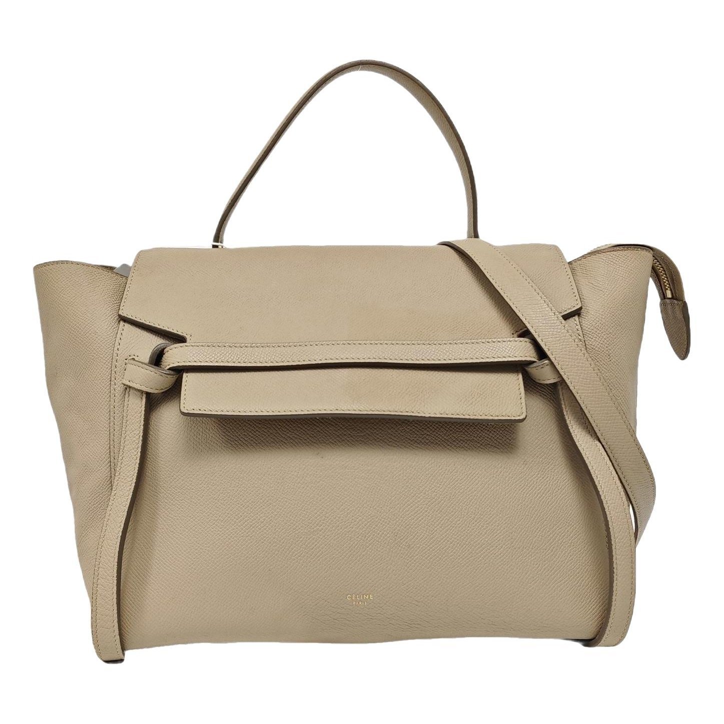 Belt leather handbag