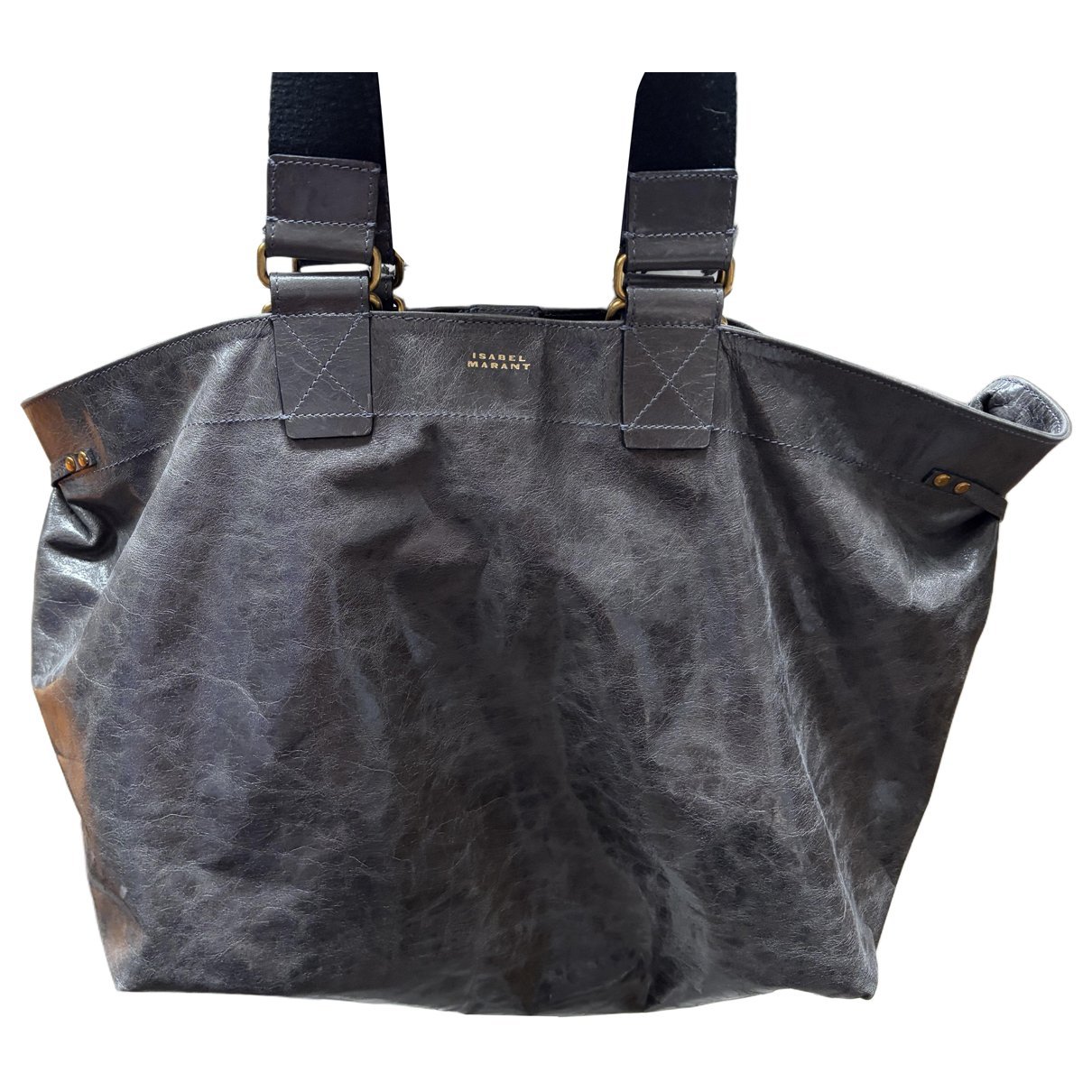 Leather tote