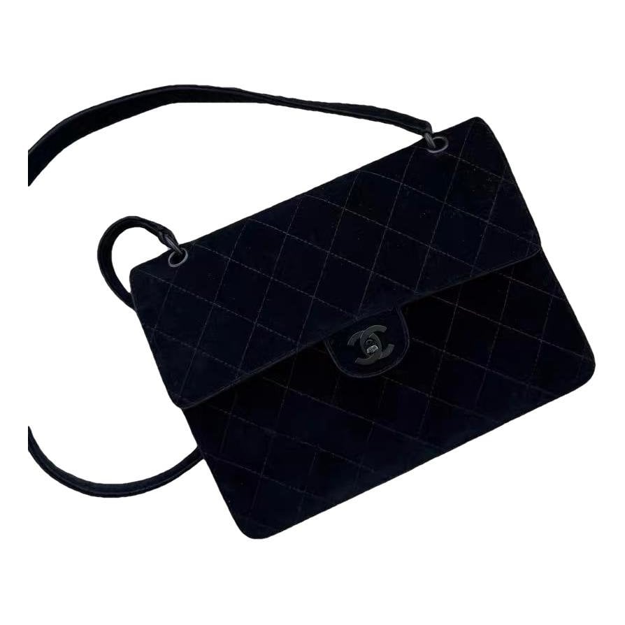 Velvet handbag