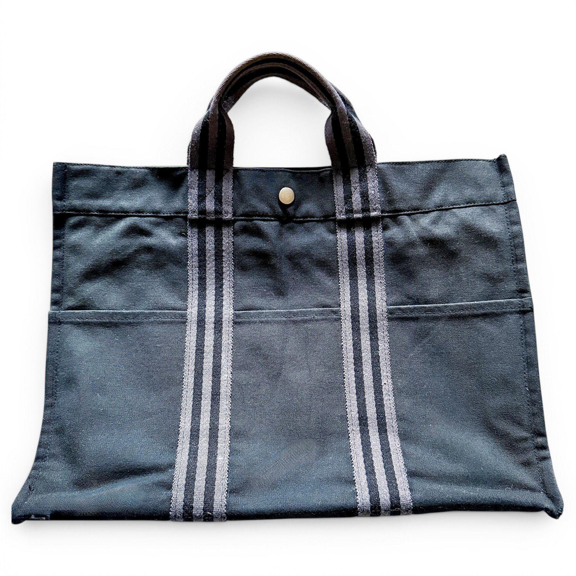 Hermes Herline Mm Handbag Black 2000