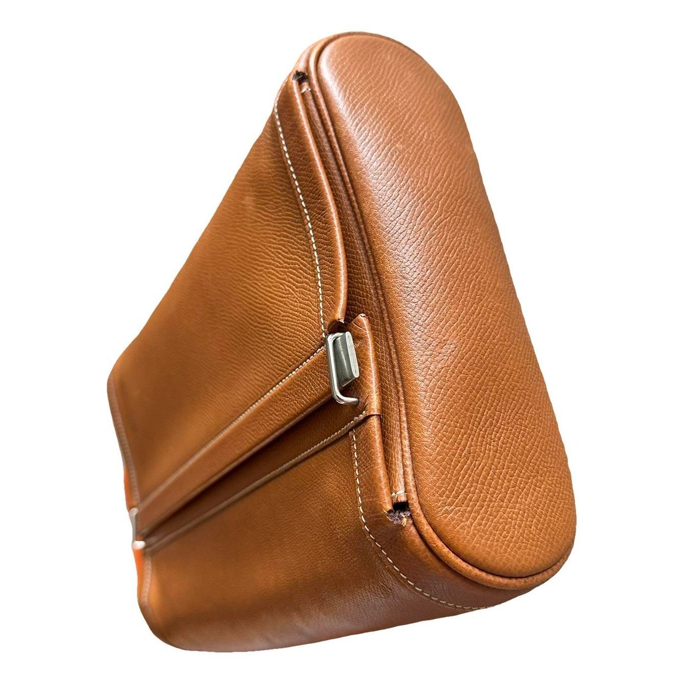 Jige leather clutch bag