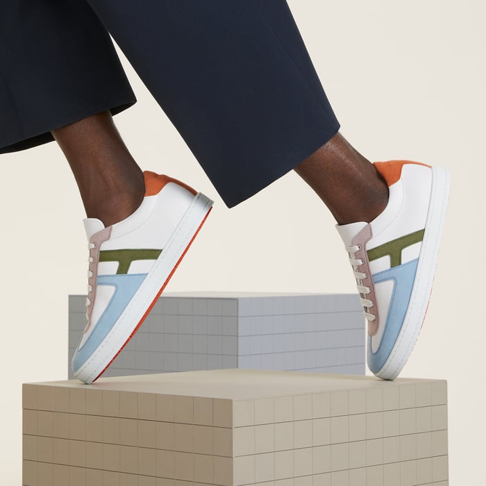 Multicolore Bleu Glaçon Boomerang Sneaker