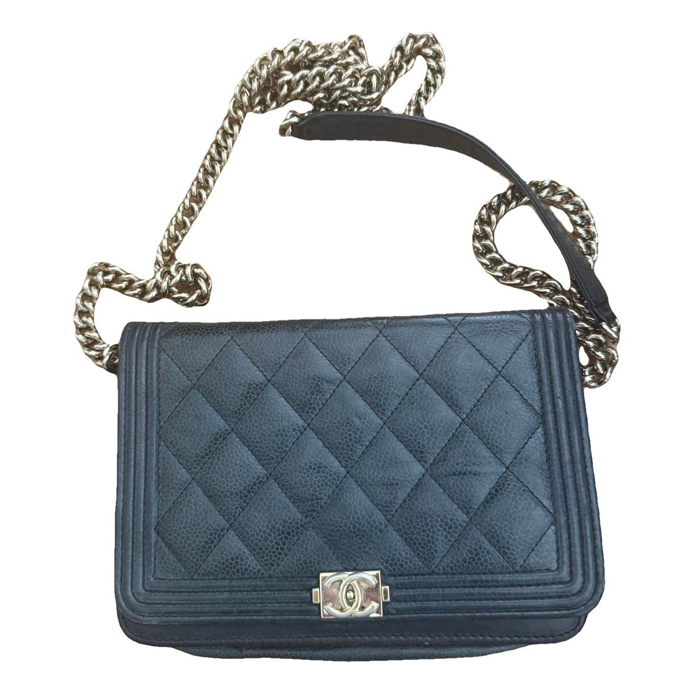 Wallet On Chain 2.55 leather crossbody bag