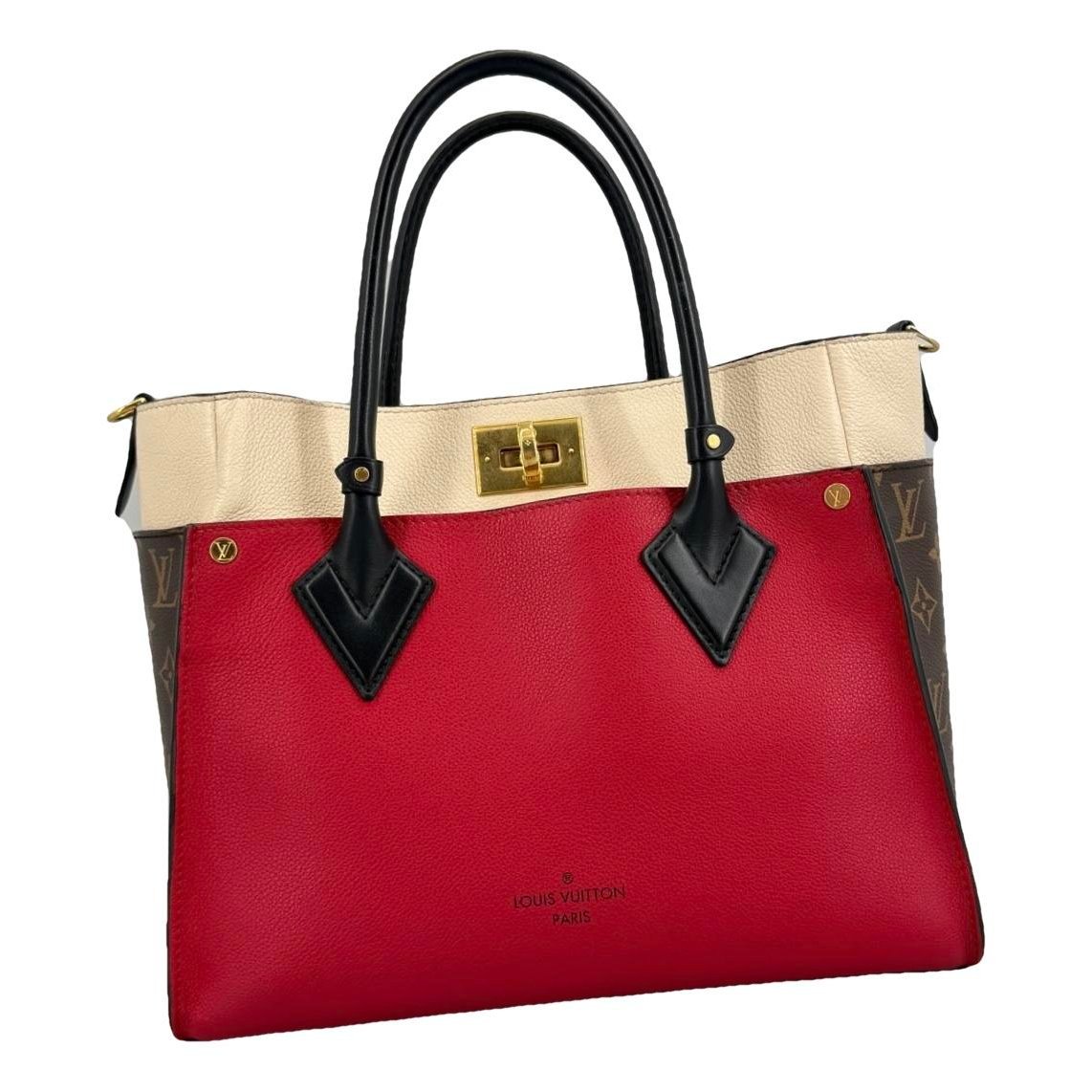 On My Side leather handbag