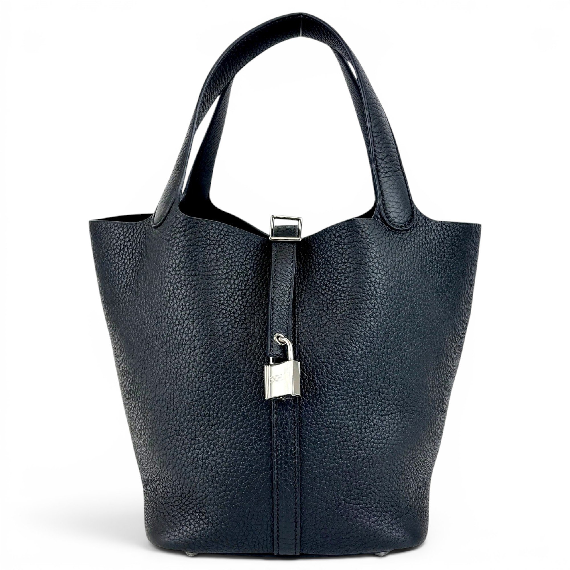 Picotin leather handbag