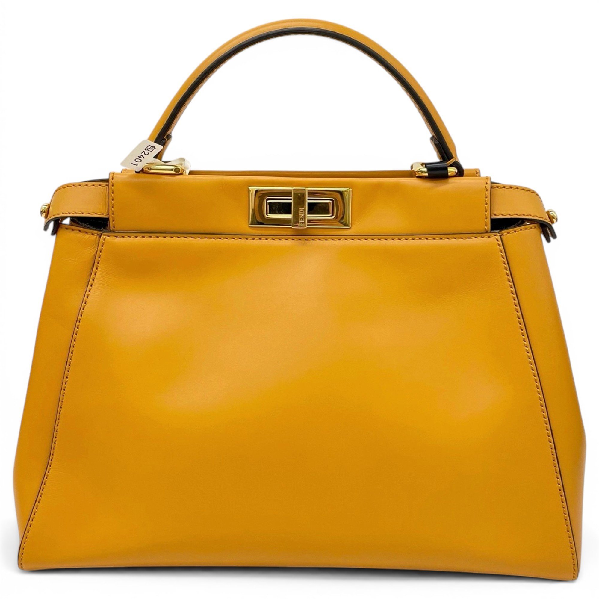 Peekaboo leather handbag