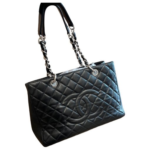 Grand shopping leather tote
