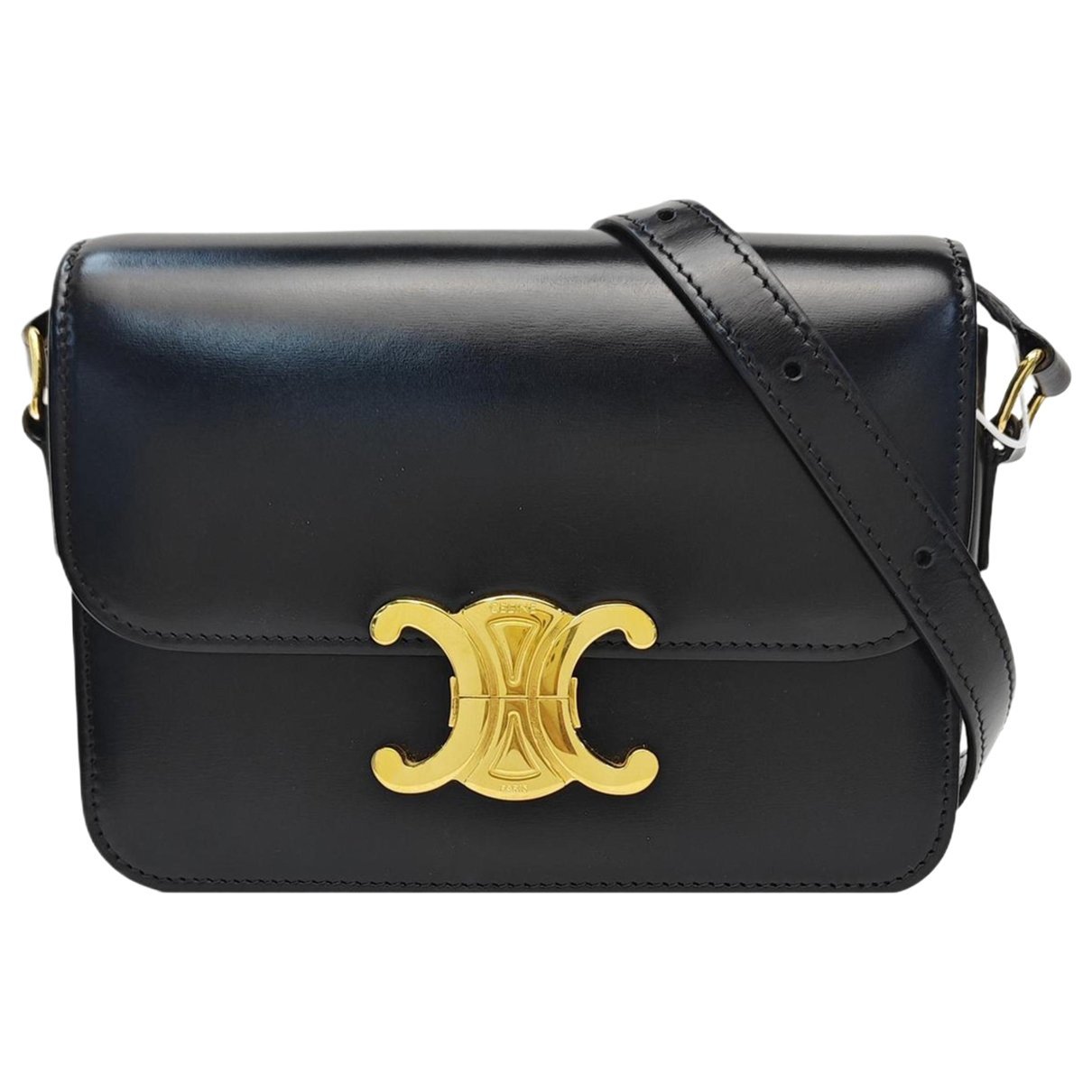 Celine Triomphe leather handbag