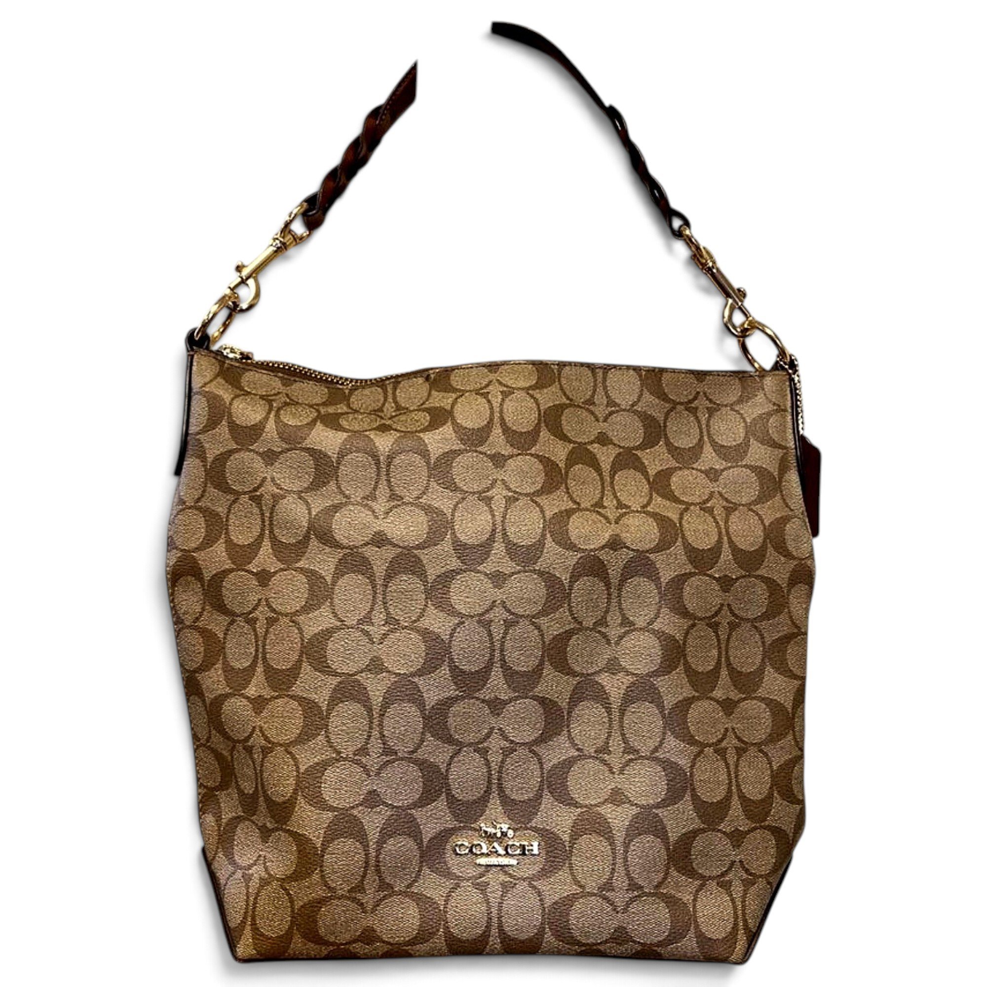 Abby duffle leather handbag