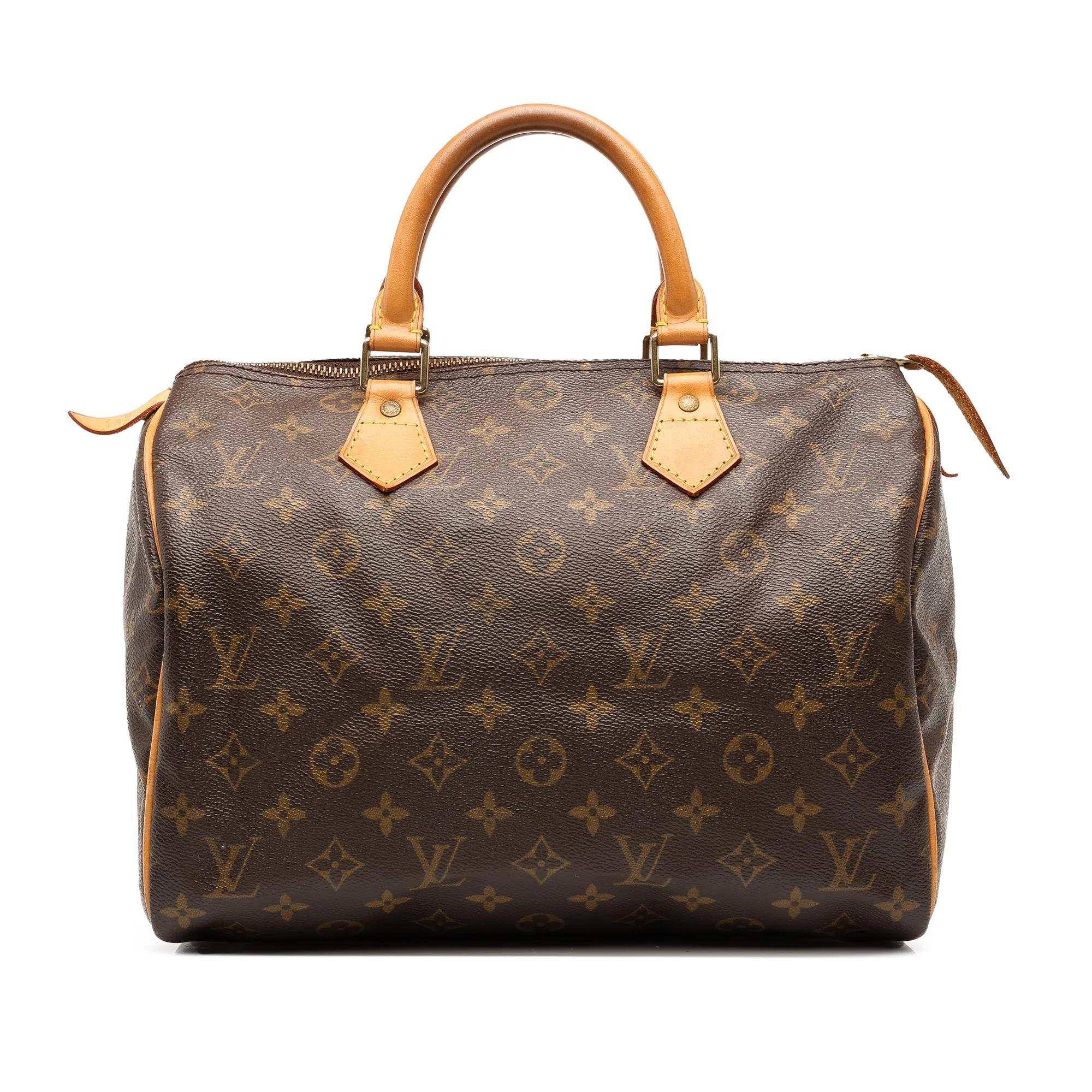 Speedy leather bag