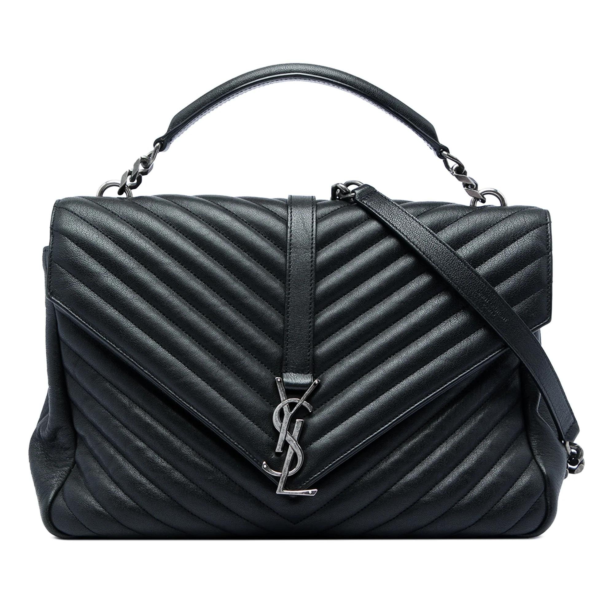 Collége monogramme leather handbag