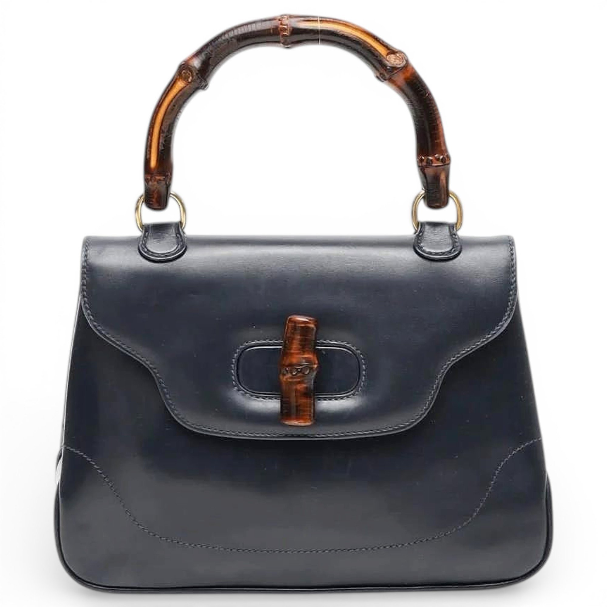 Bamboo leather handbag