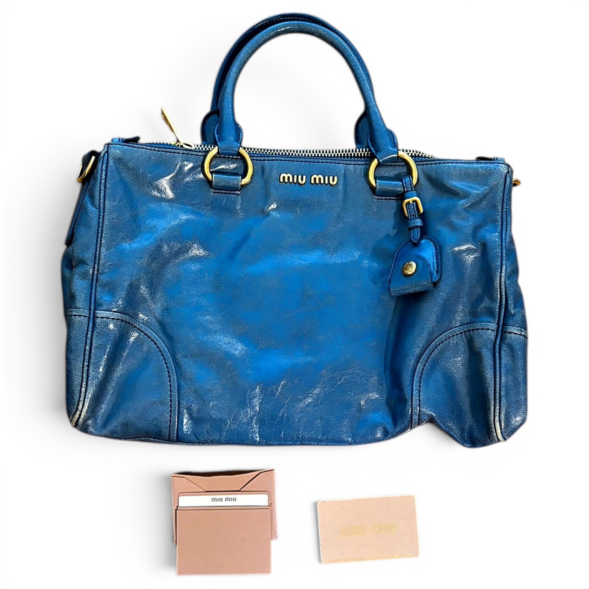 Vitello leather handbag
