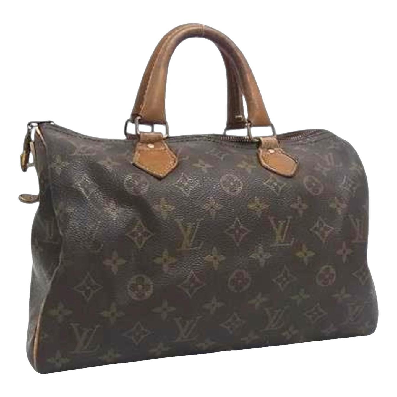 Speedy leather handbag