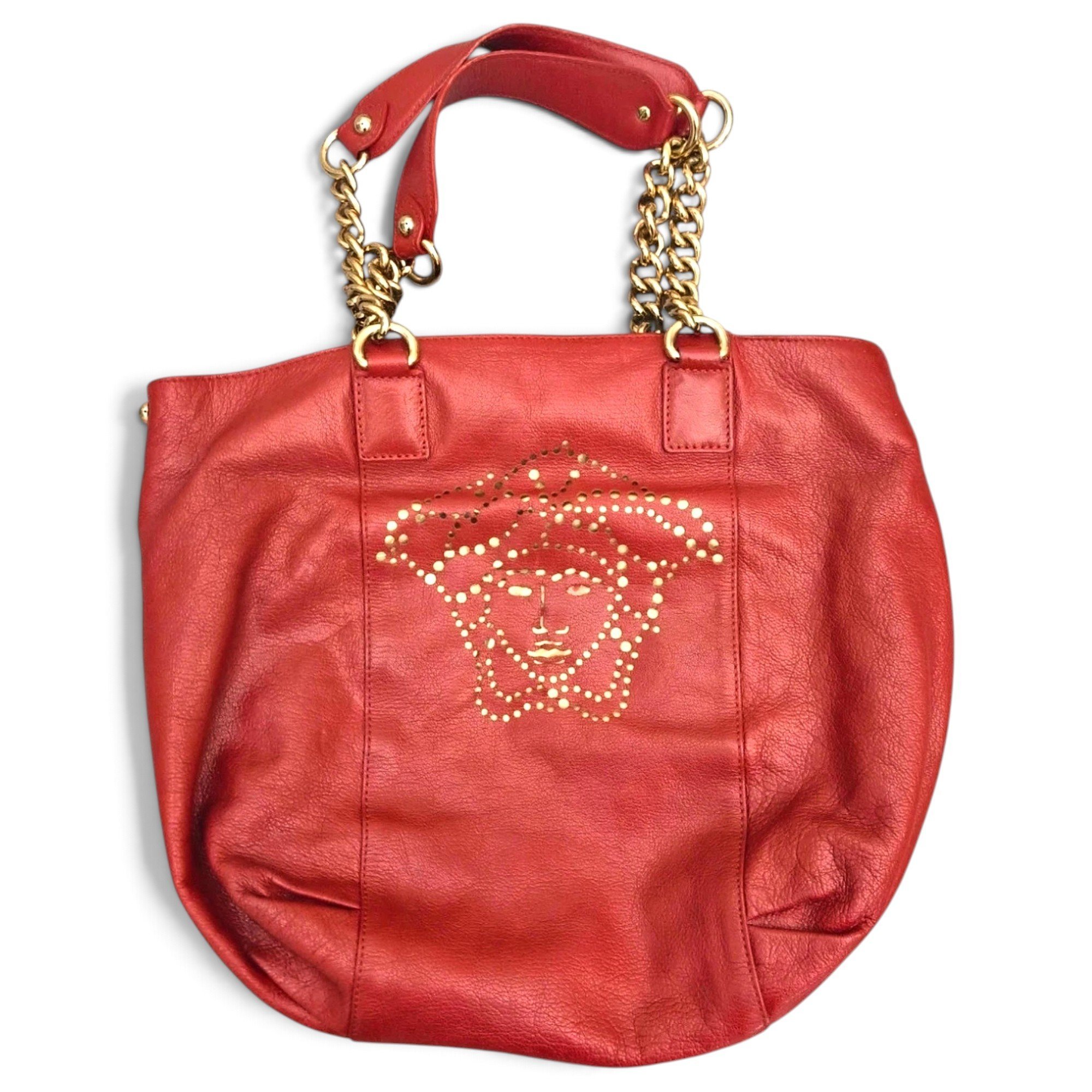 Versace La Medusa leather handbag
