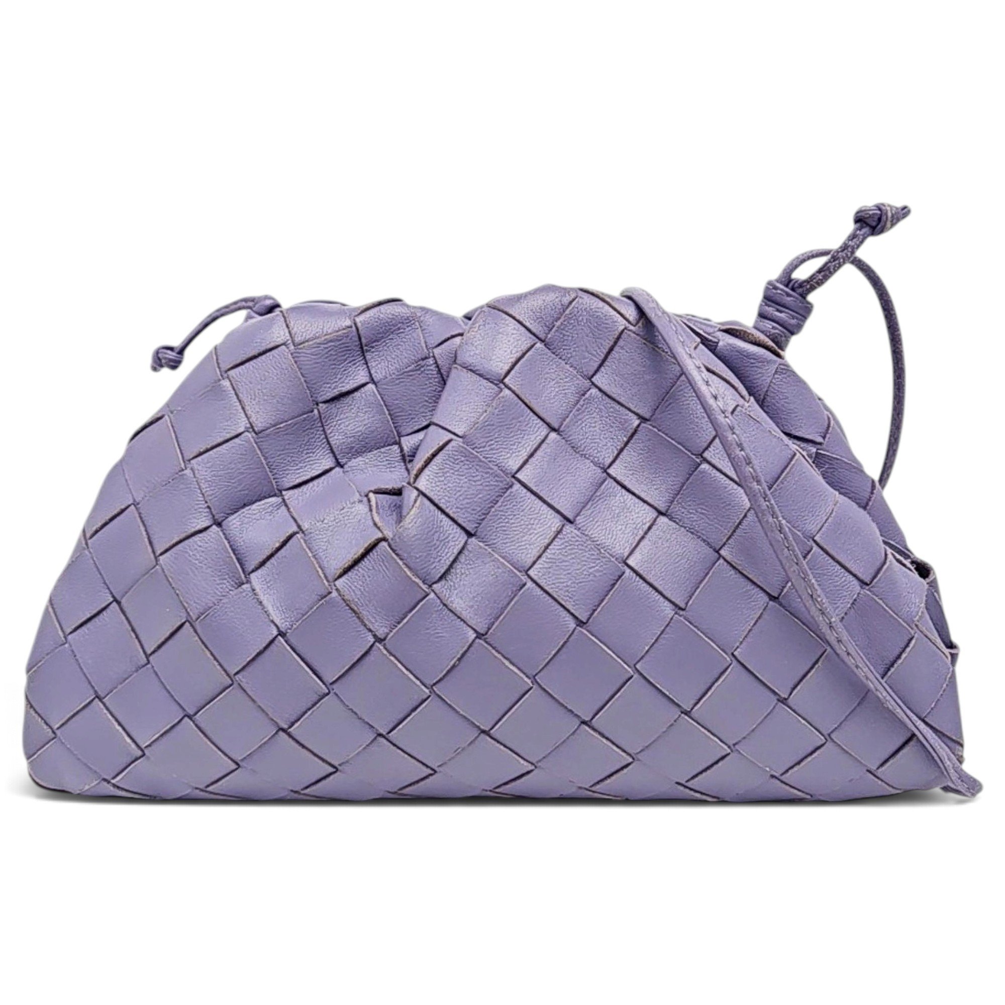 Pouch leather handbag