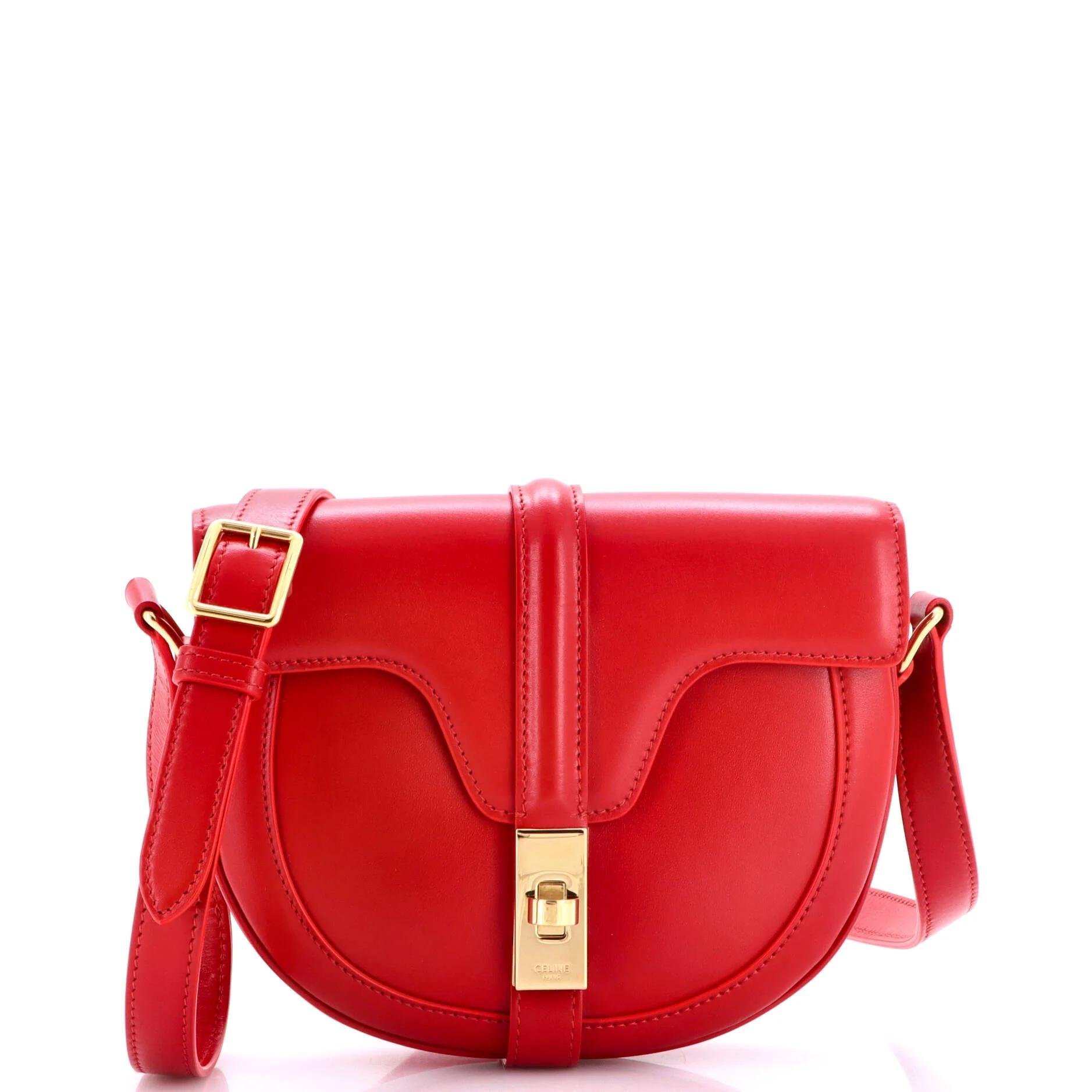 SAC 16 BESACE leather crossbody bag