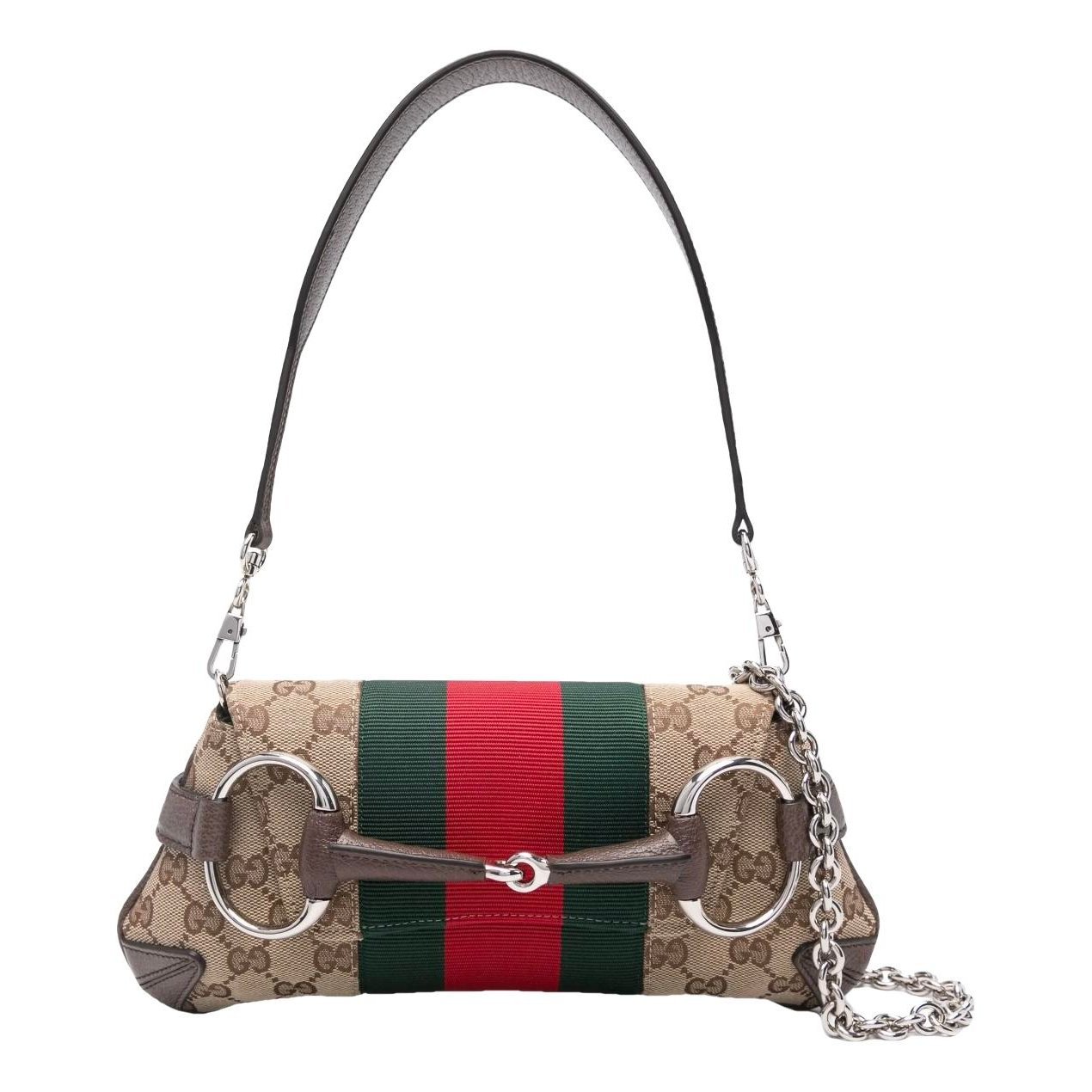 Horsebit Chain cloth handbag