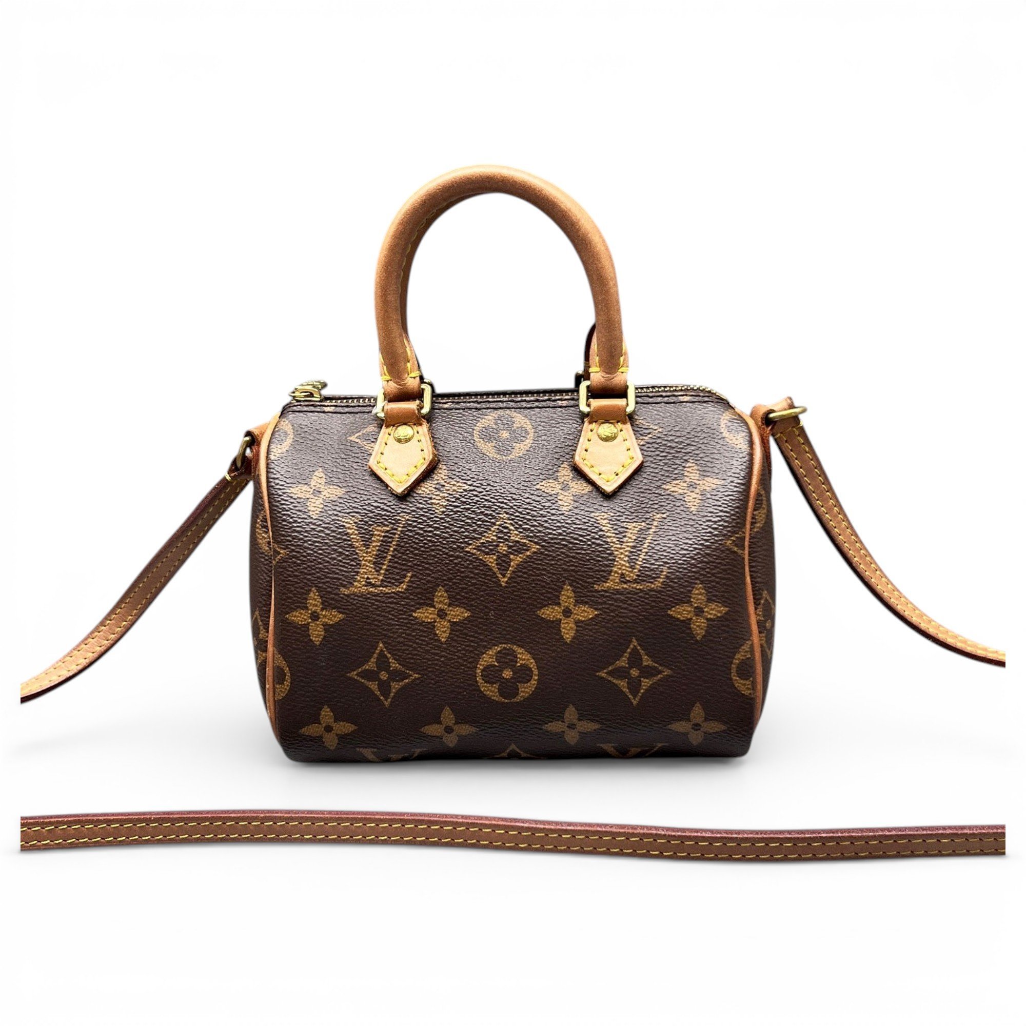 Nano Speedy / Mini HL leather handbag