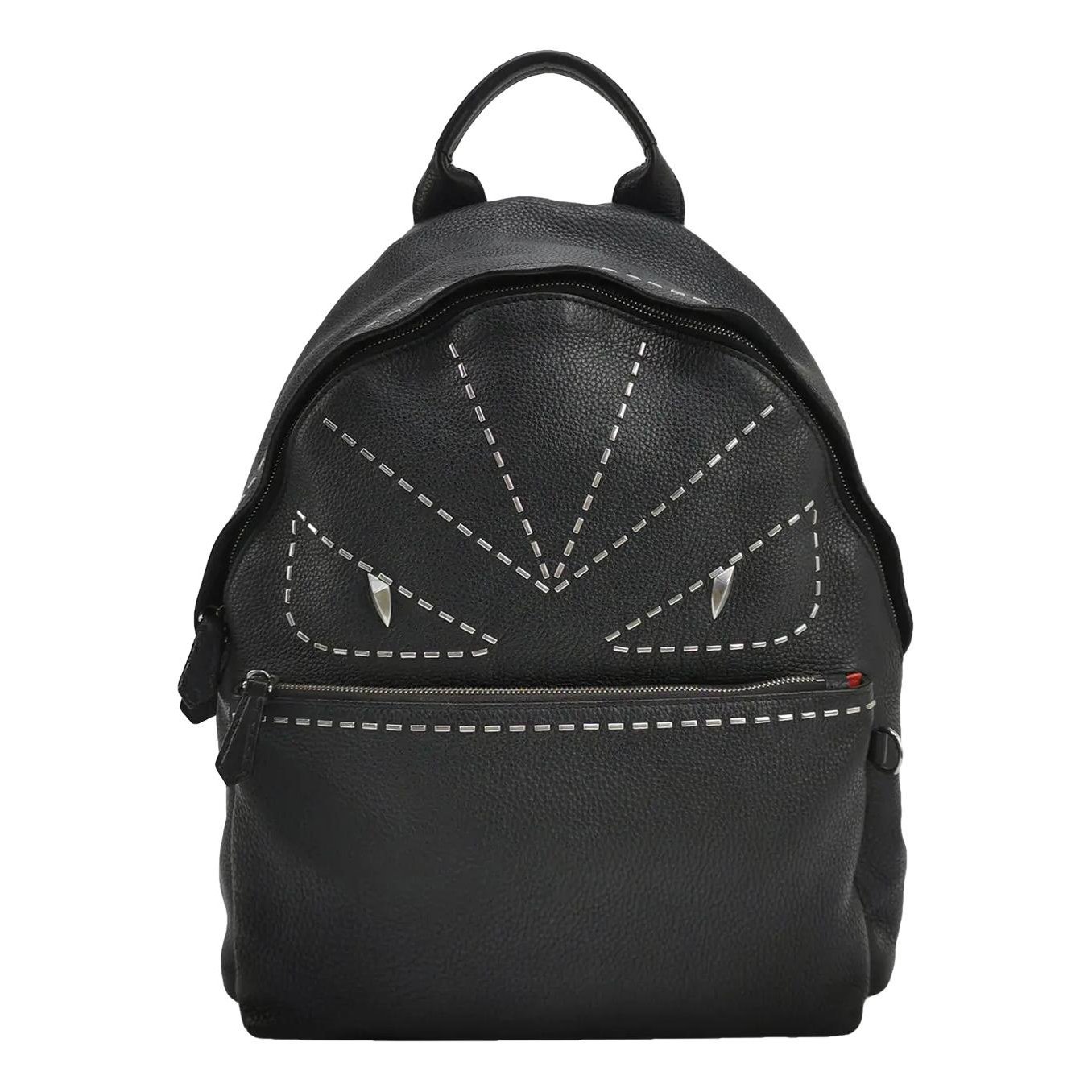 Leather backpack