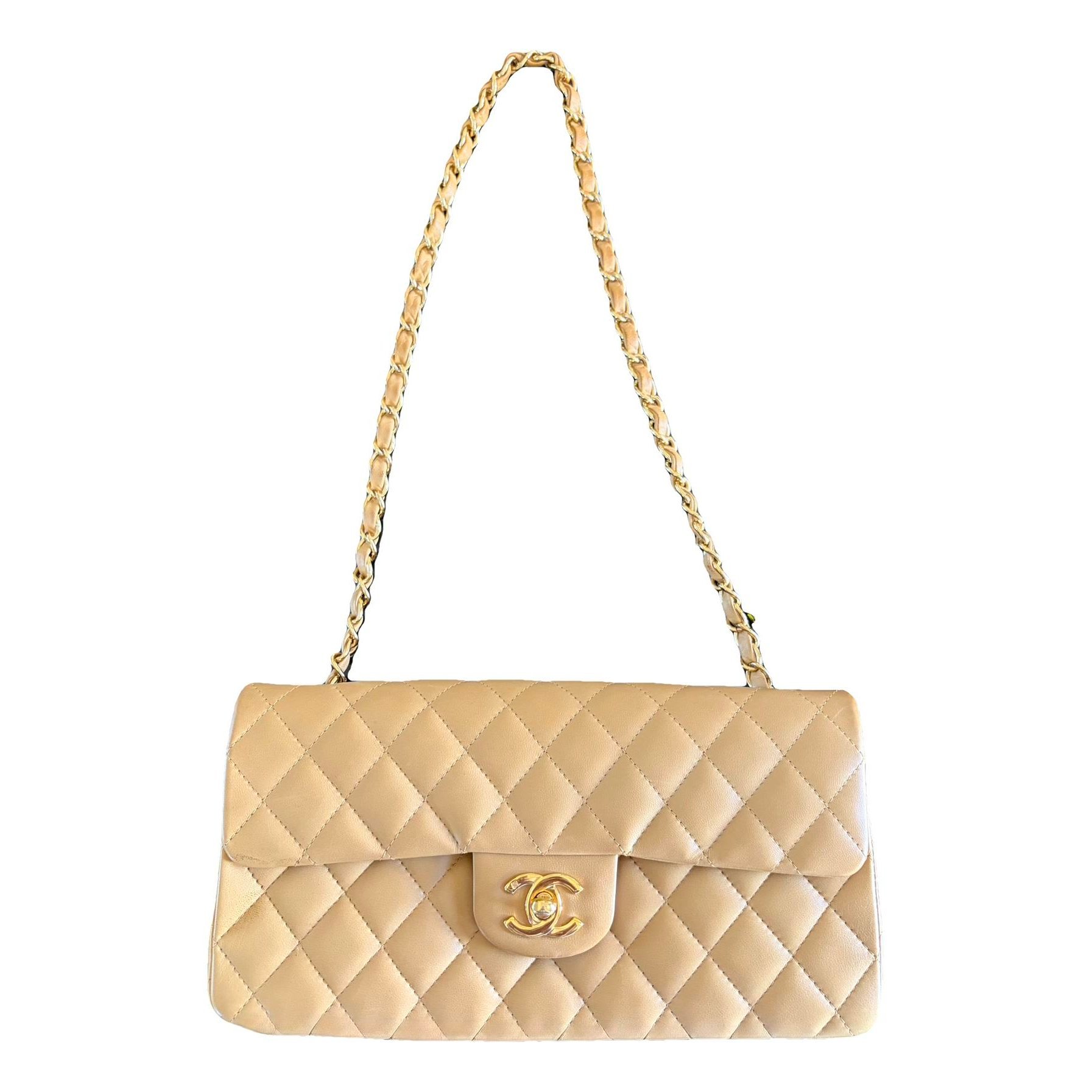 East West Chocolate Bar leather handbag