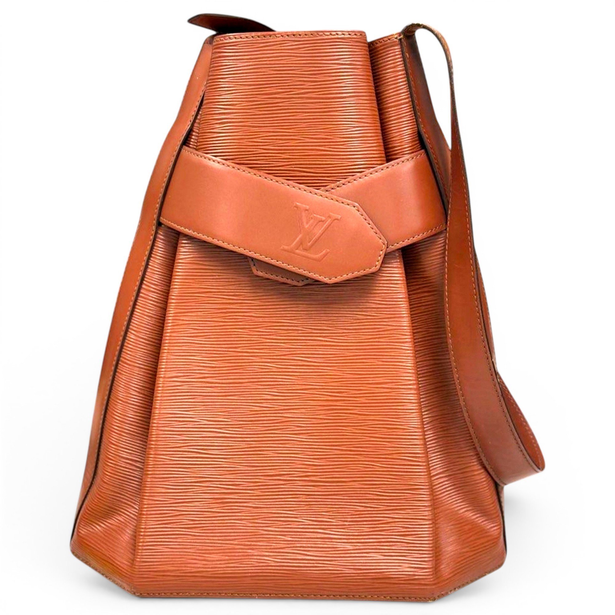 Sac d'épaule patent leather handbag
